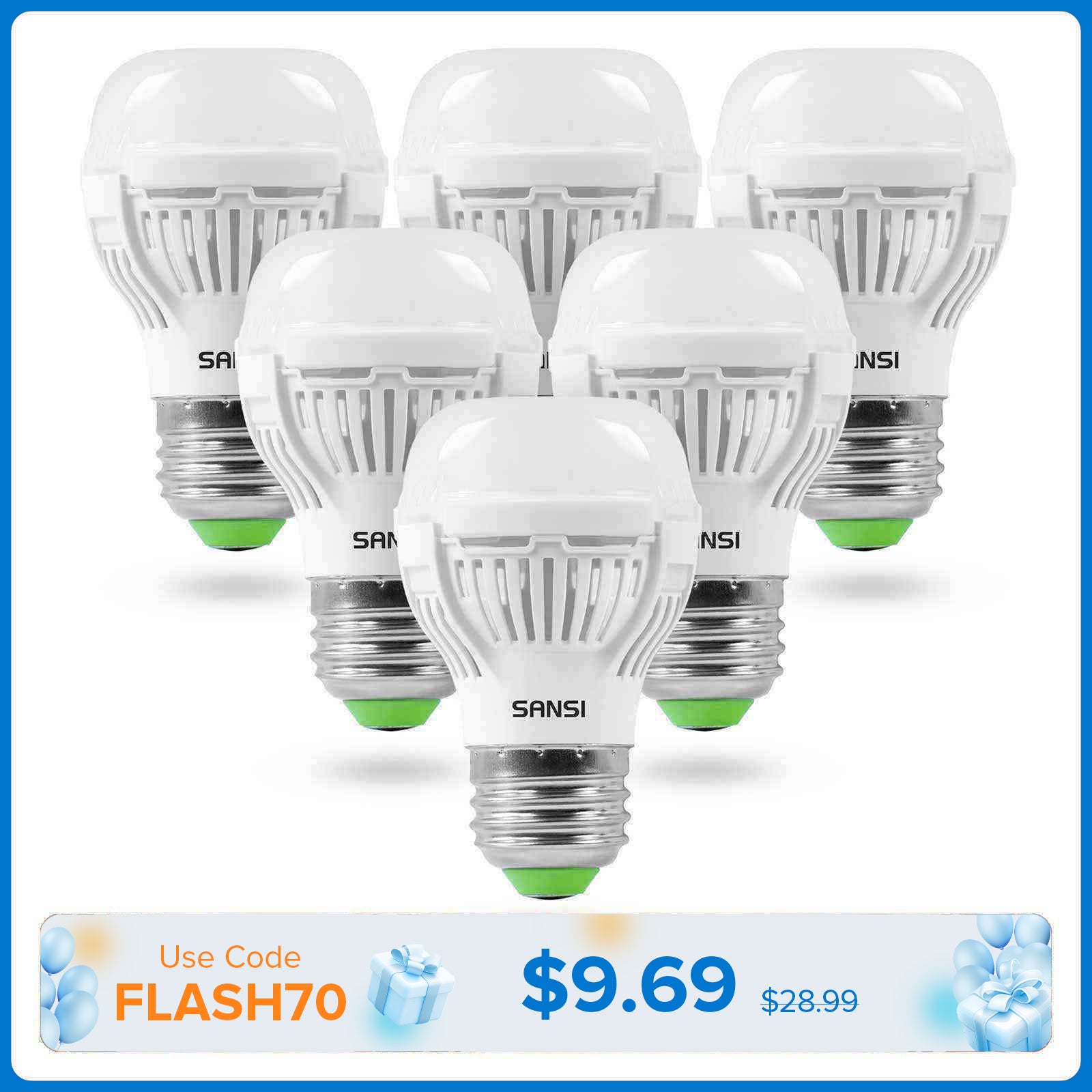 Upgraded A15 9W LED Light Bulb (US ONLY)