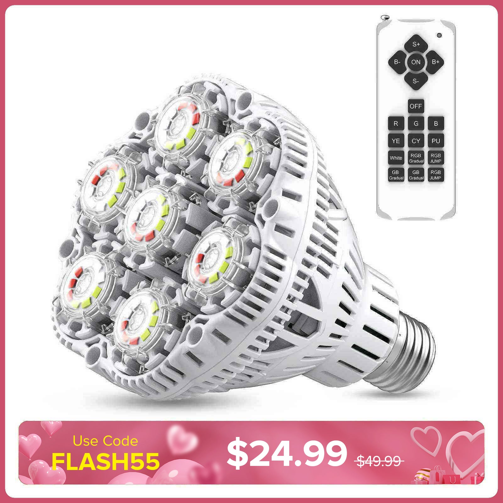 BR30 30 W LED-RGB-Pool-Glühbirne (NUR USA)