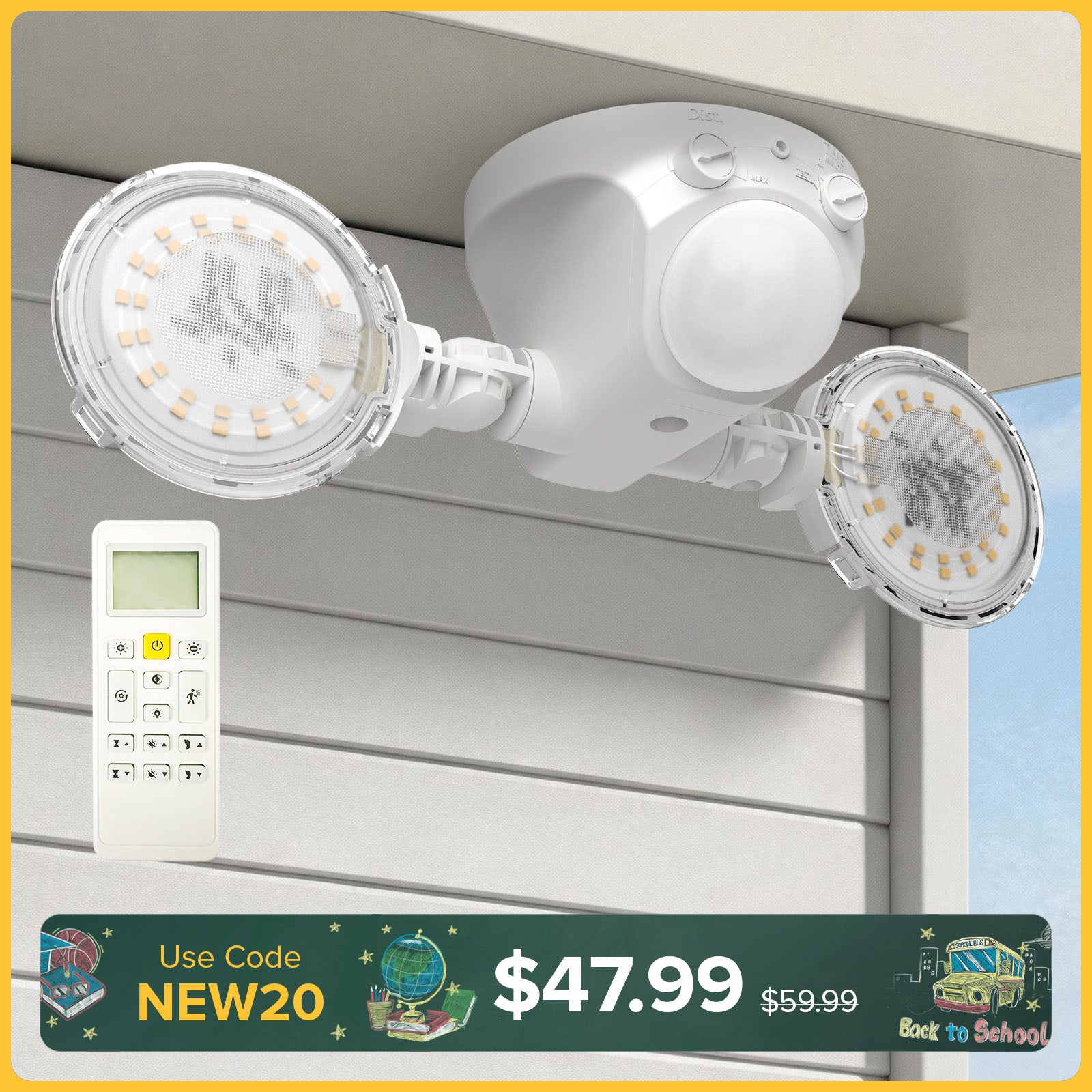 SANSI 25W LED Security Light (Motion Sensor)