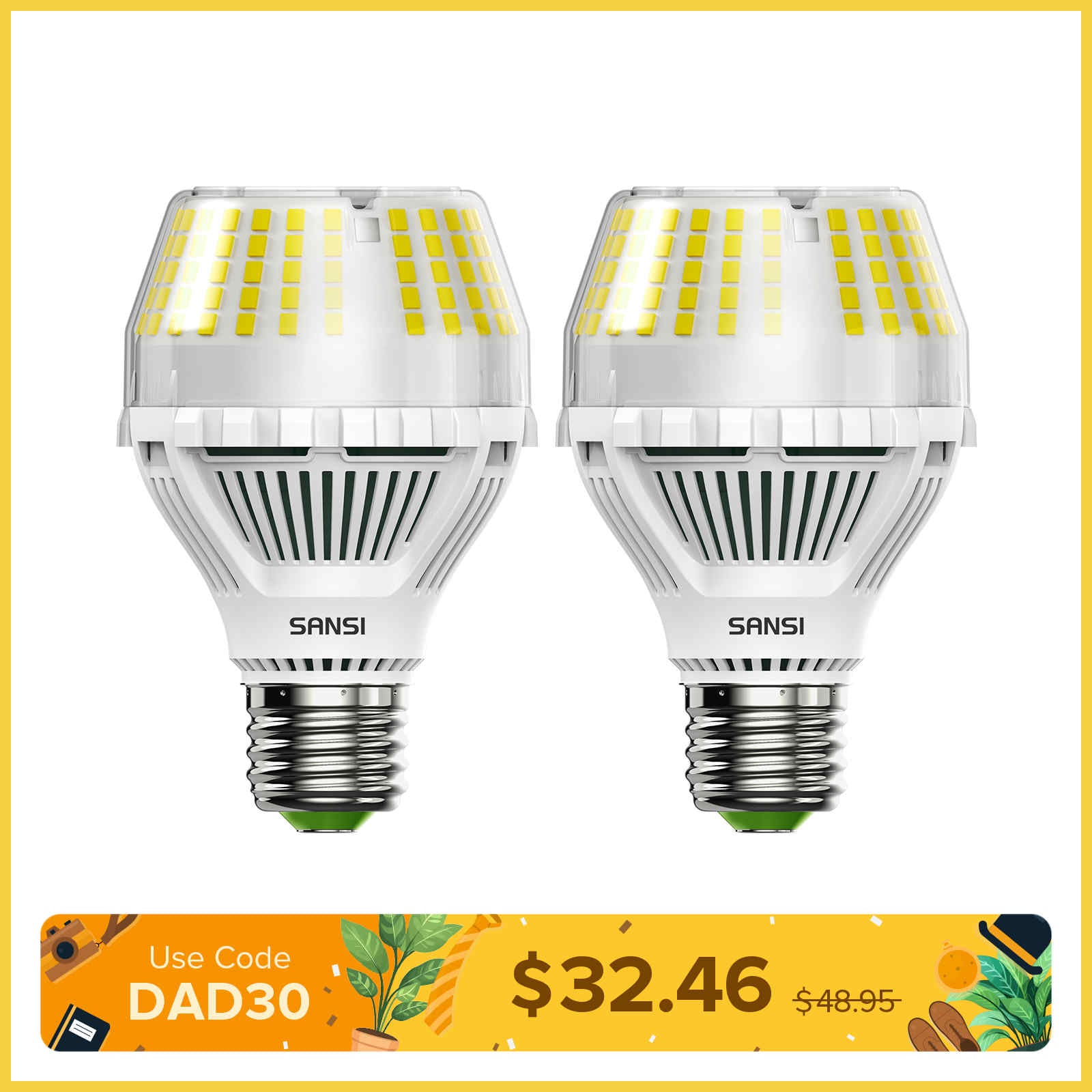 Verbesserte dimmbare A19 17W LED 3000K/5000K Glühbirne (NUR USA)