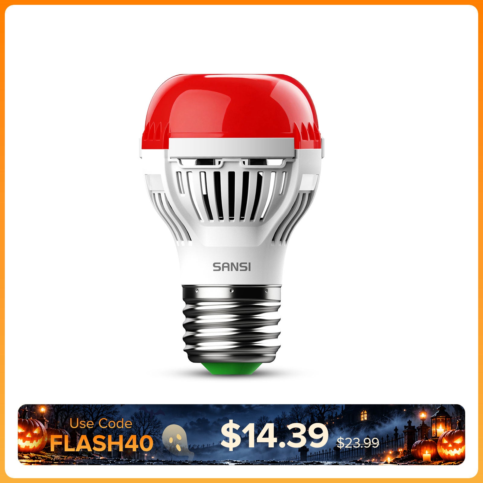 670Nm Red Light Bulb for Sleep Therapy - SANSI A15 6W – SANSI Lighting