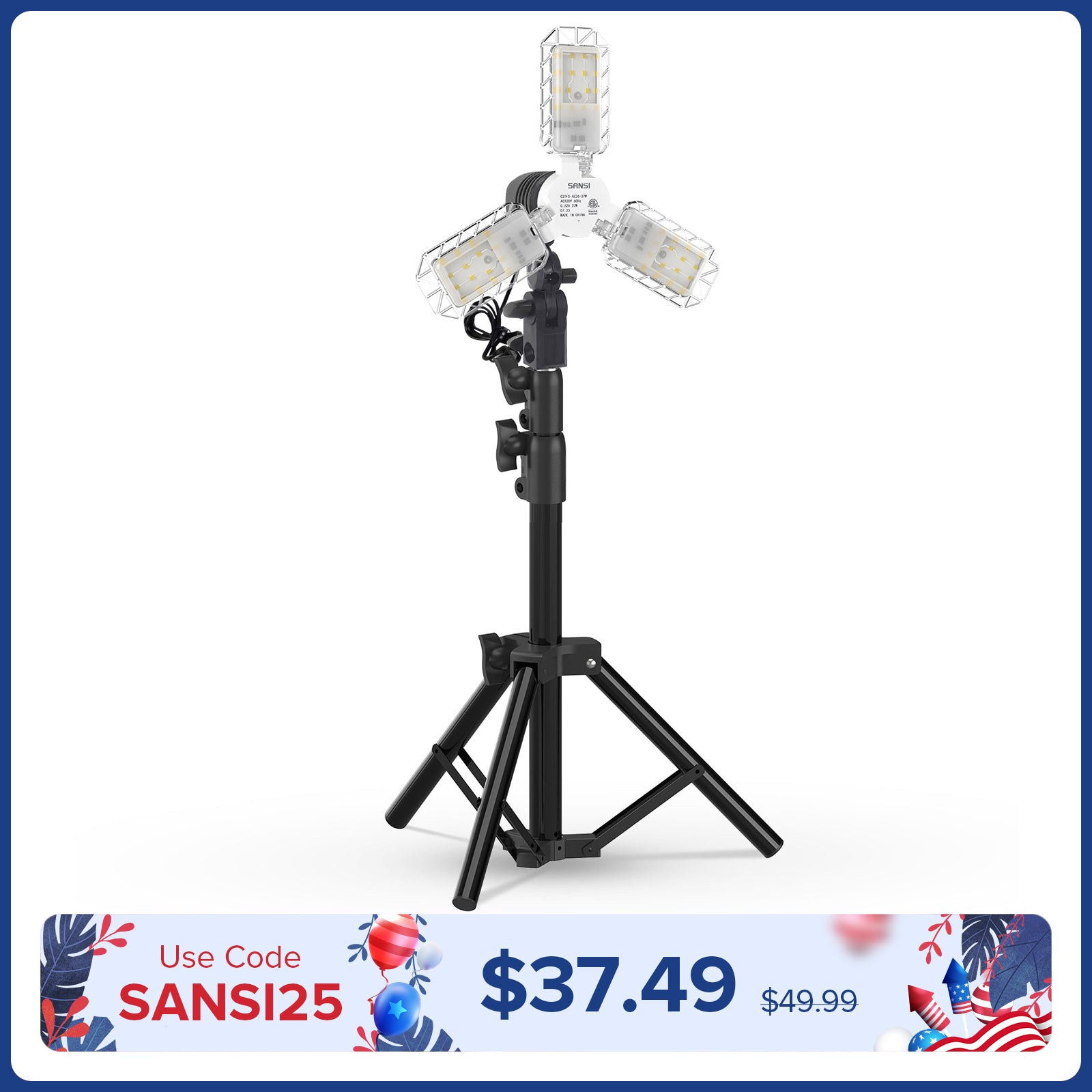 SANSI 30W Adjustable LED Work Light - Energy Efficient – SANSI