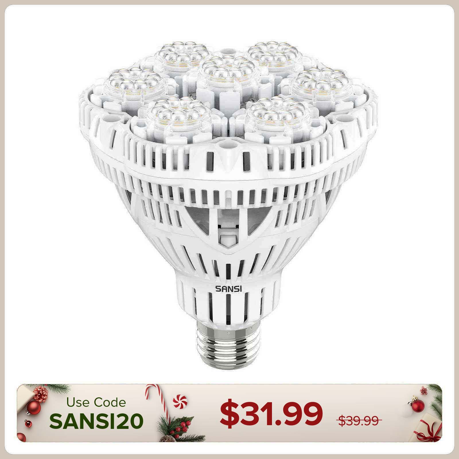 BR30 36W LED Grow Light Bulb