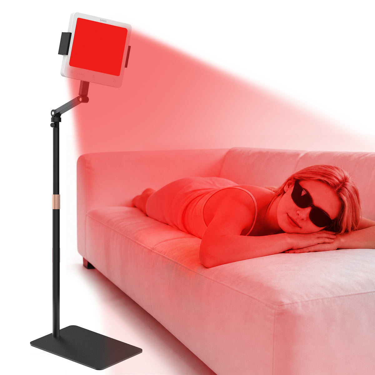 SANSI 35W Red Light Therapy Panel for Body Face with Adjustable Stand (US ONLY)