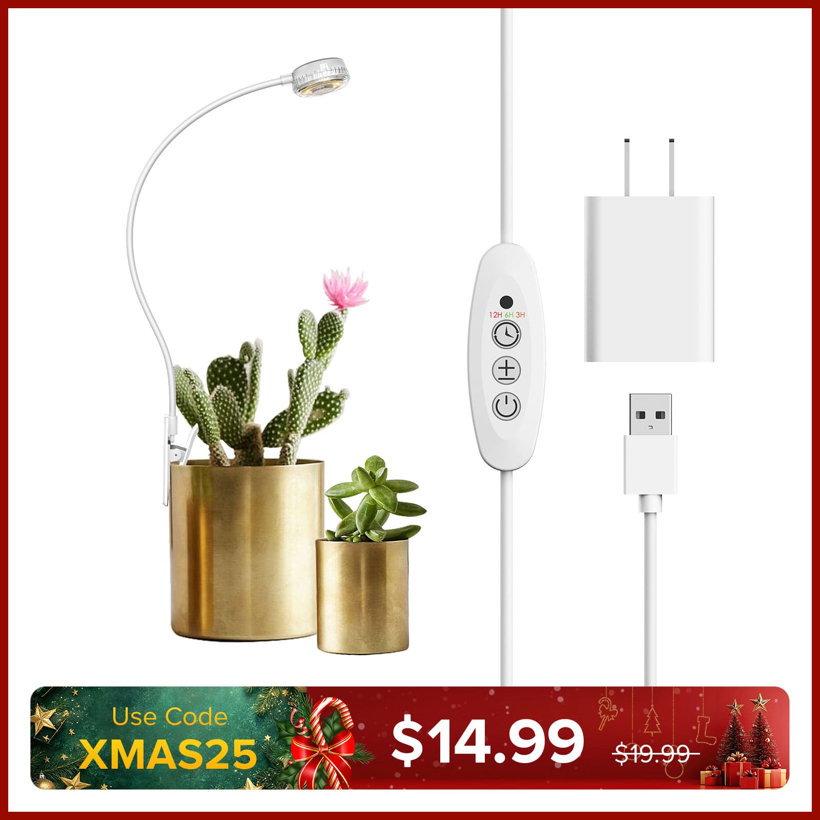 Pot Clip LED Grow Light