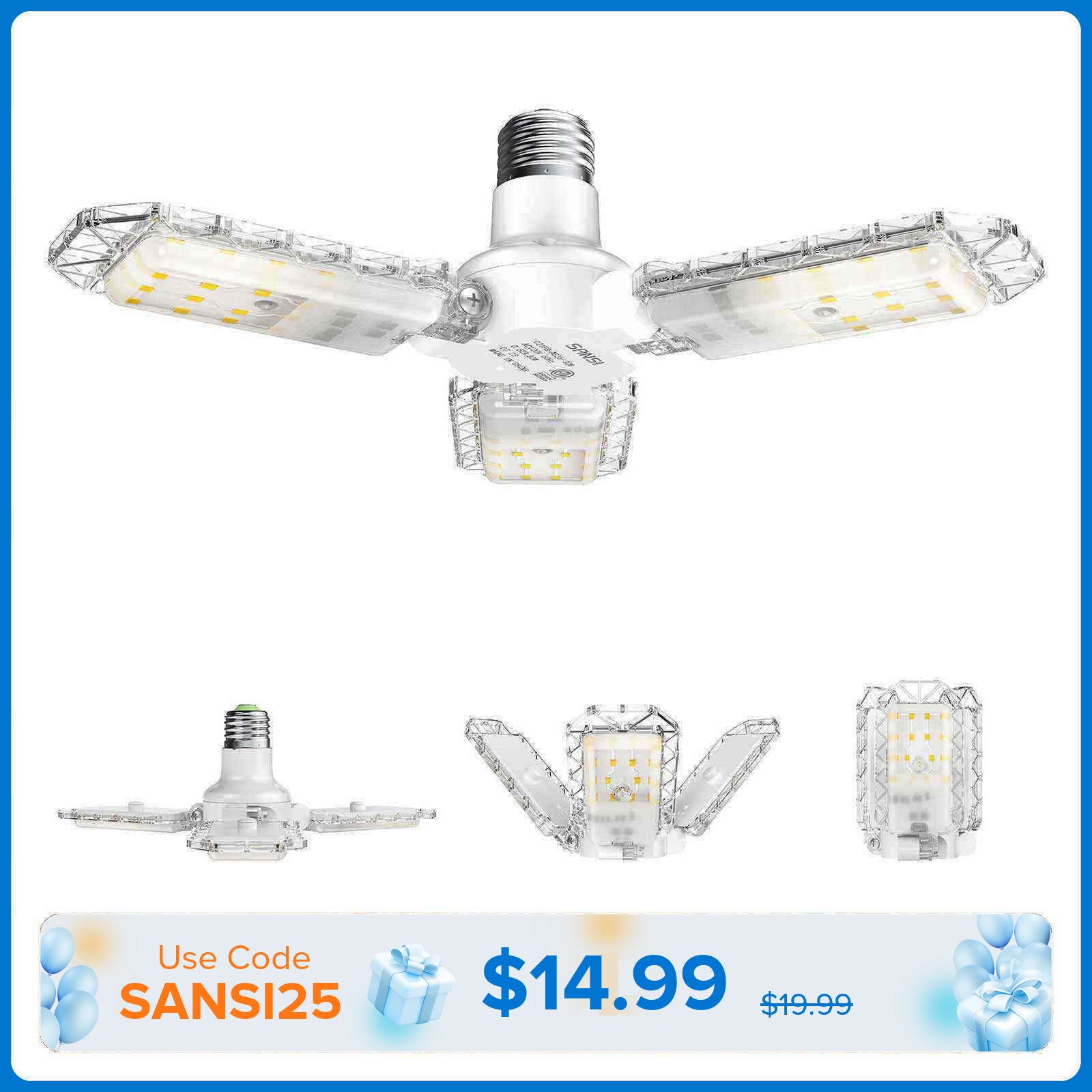 22W Panel Garage Light (EU&UK ONLY)