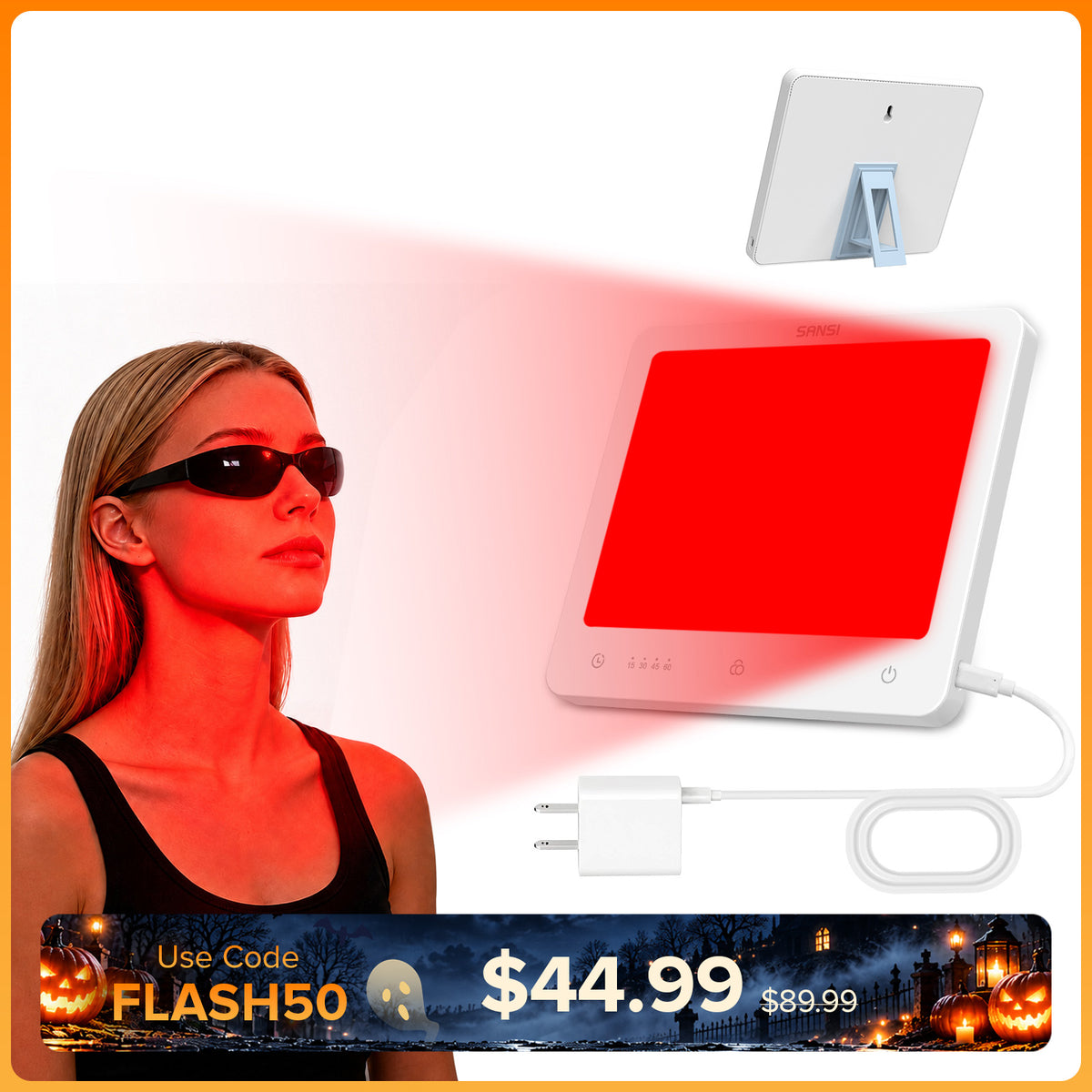 SANSI 35W Red Light Therapy Panel for Body Face (US ONLY)