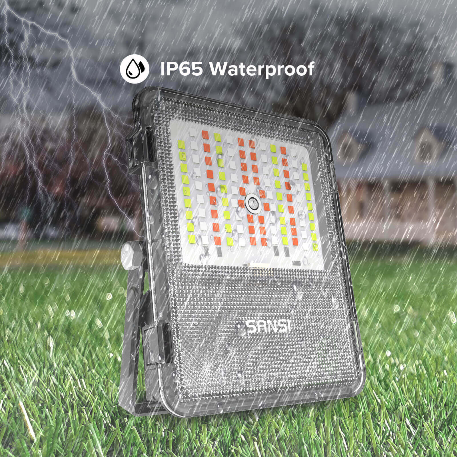IP65 Waterproof.
