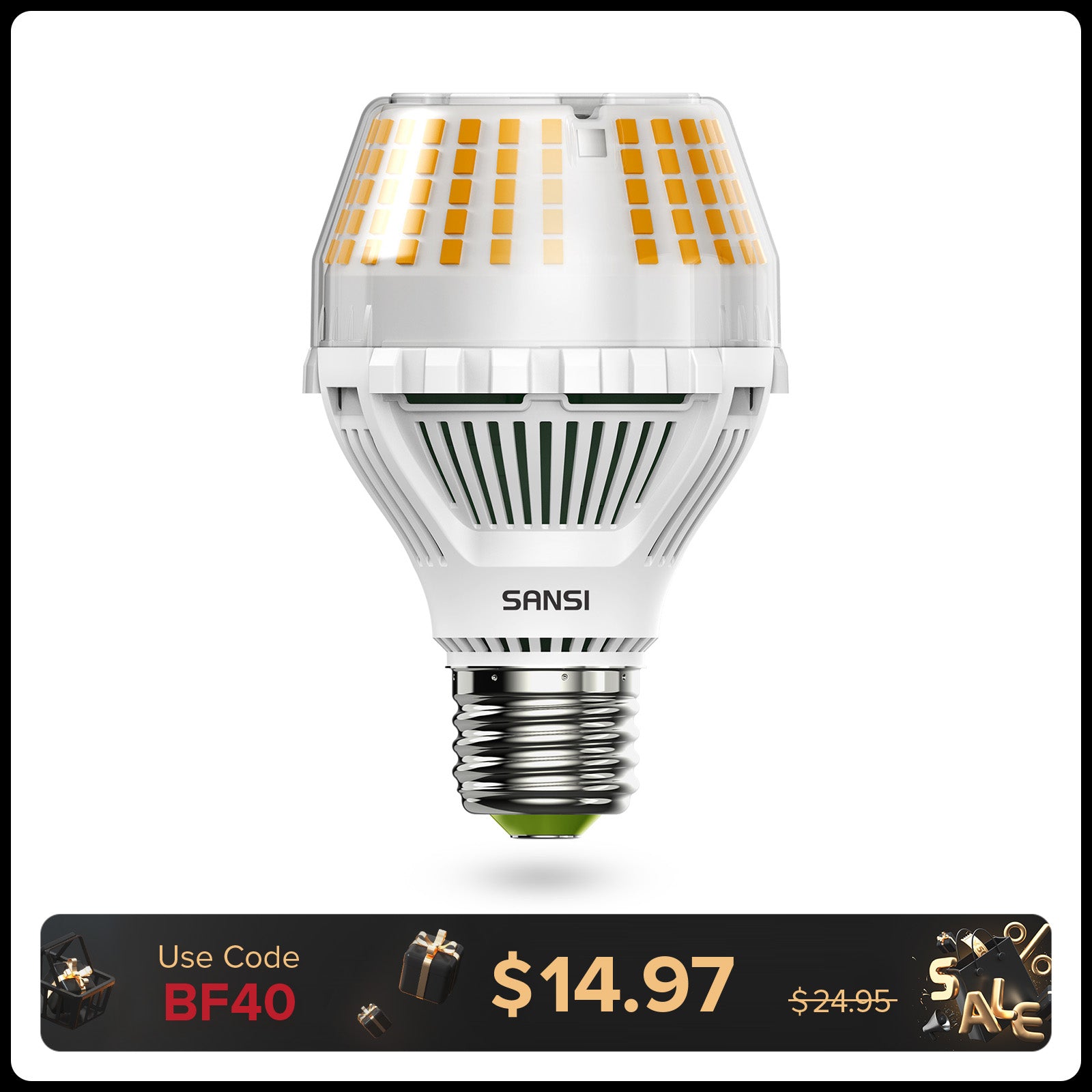 Verbesserte dimmbare A19 17W LED 3000K/5000K Glühbirne (NUR USA)