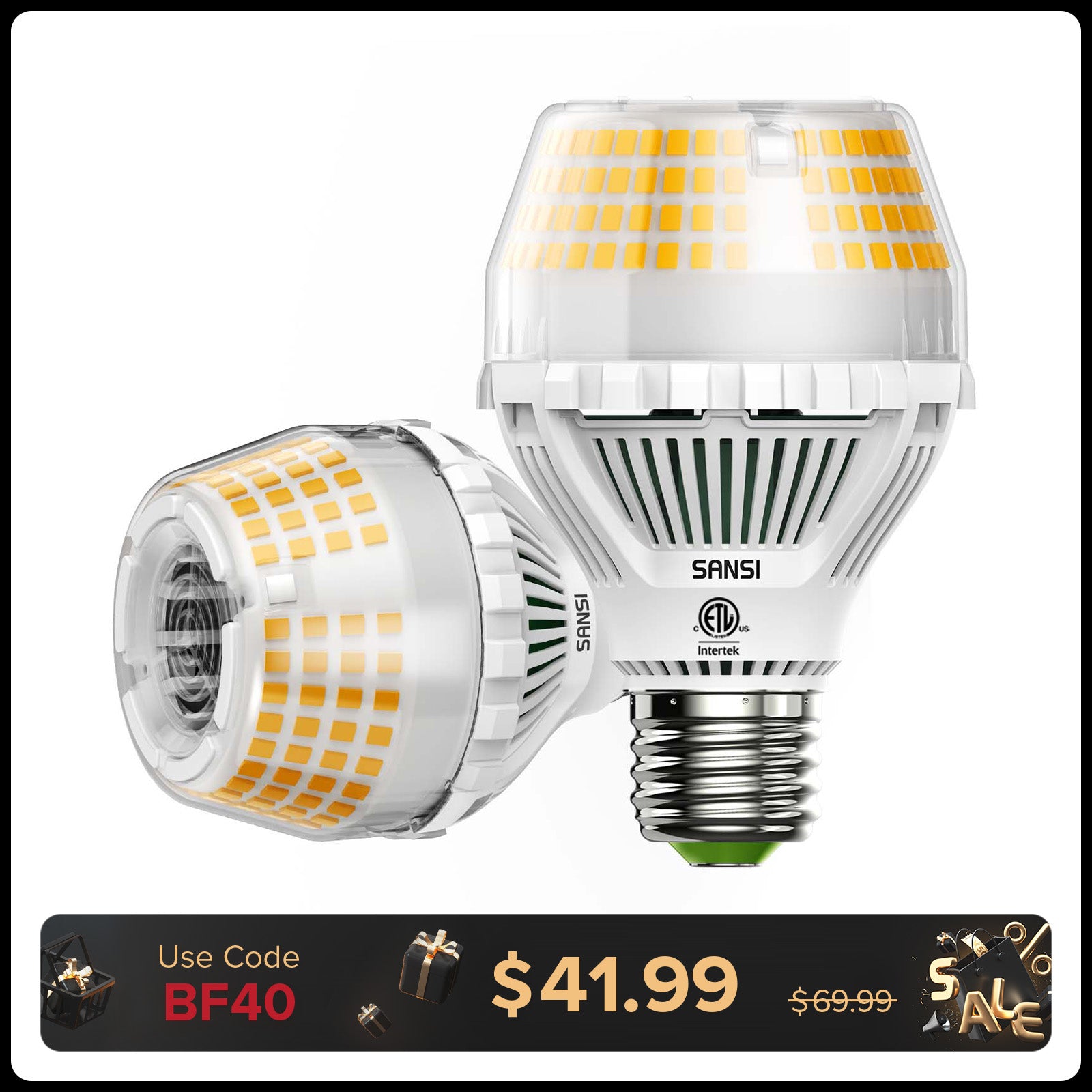 A19 35 W 3000 K LED-Glühbirne (NUR USA)