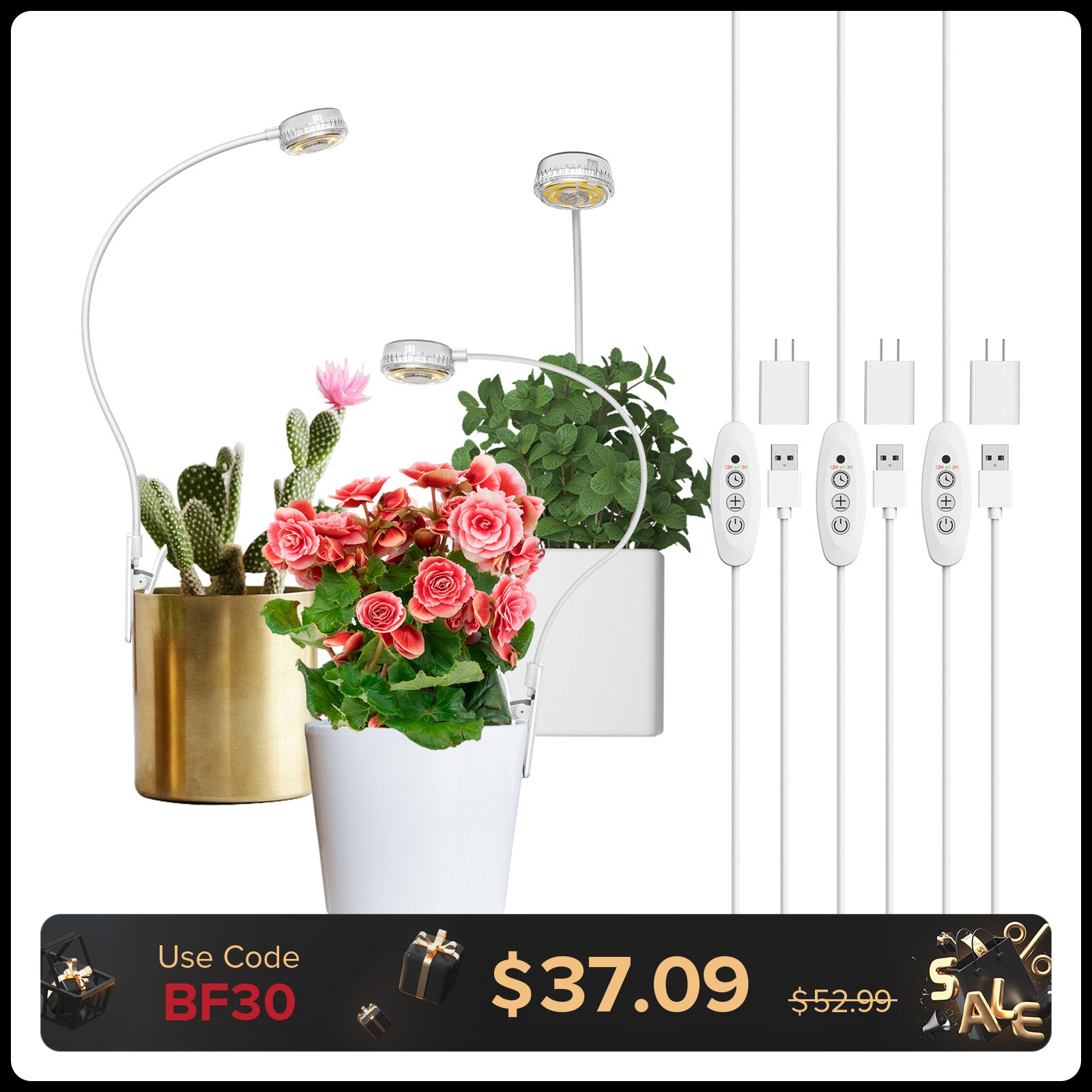 Pot Clip LED Grow Light