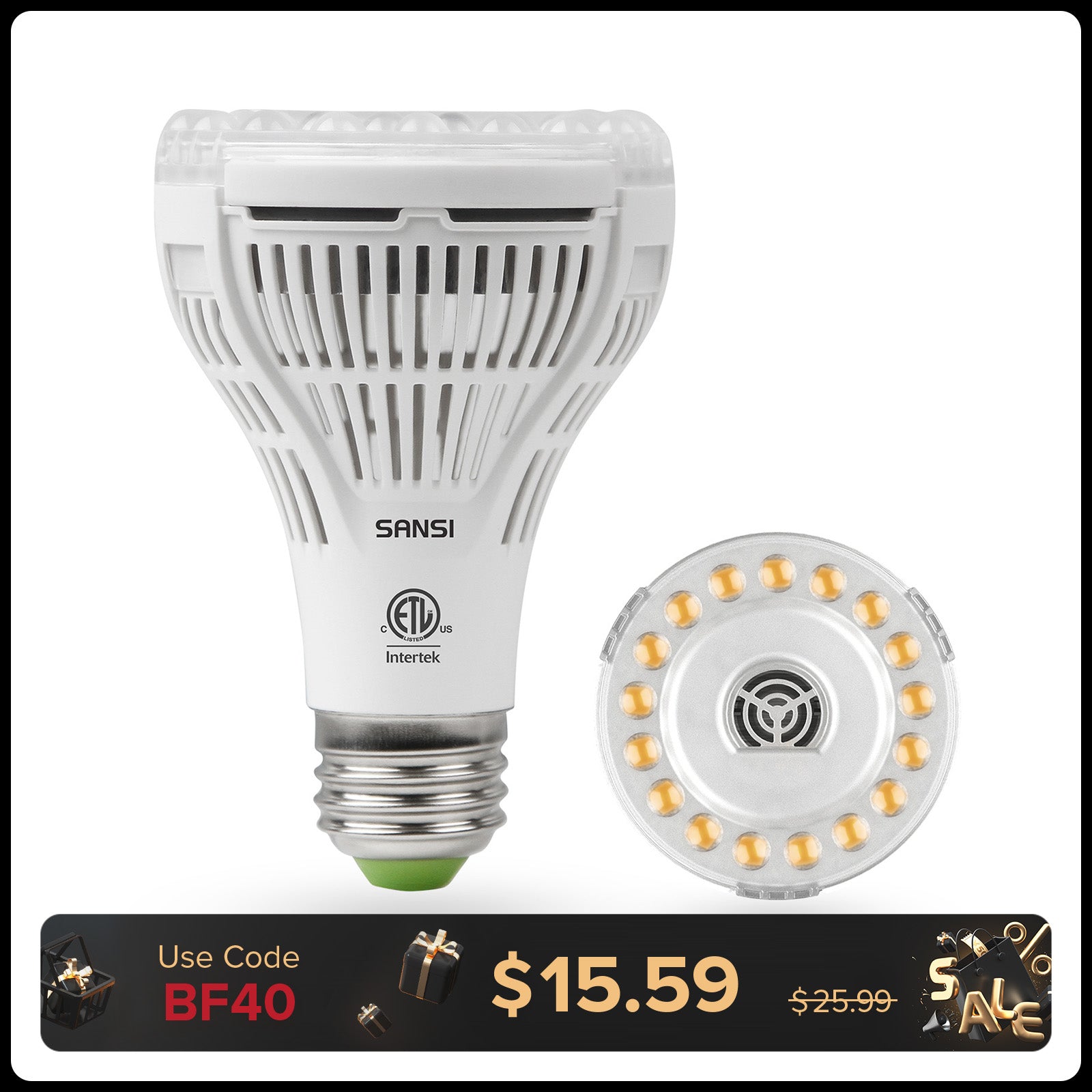 PAR25 15W LED Grow Light Bulb