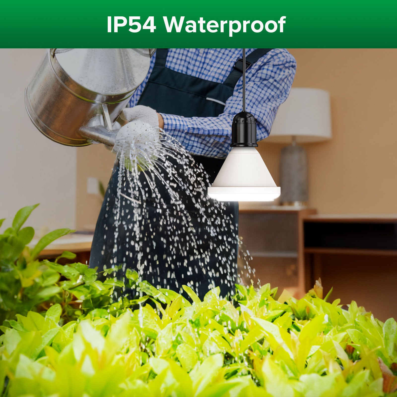 SANSI BR30 24W IP54 Waterproof LED Grow Bulb(EU/UK ONLY)