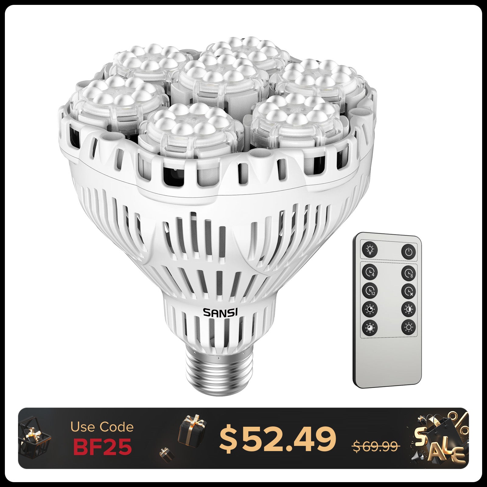 BR30 40W LED-Wachstumslampe mit Fernbedienung (NUR USA)
