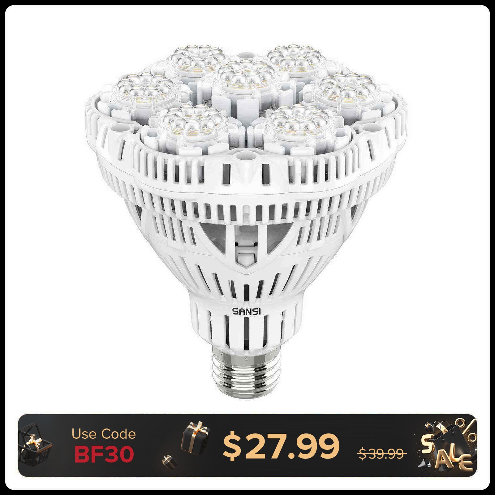 BR30 36W LED-Pflanzenlampe