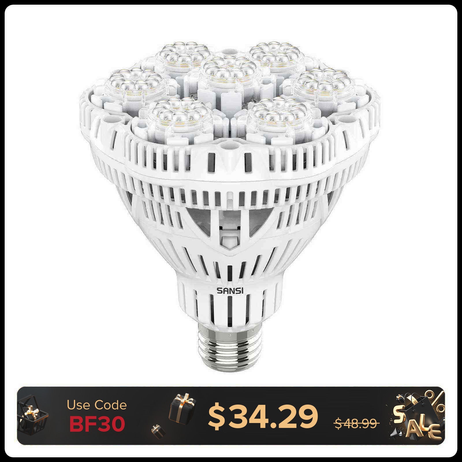 BR30 36W LED-Pflanzenlampe