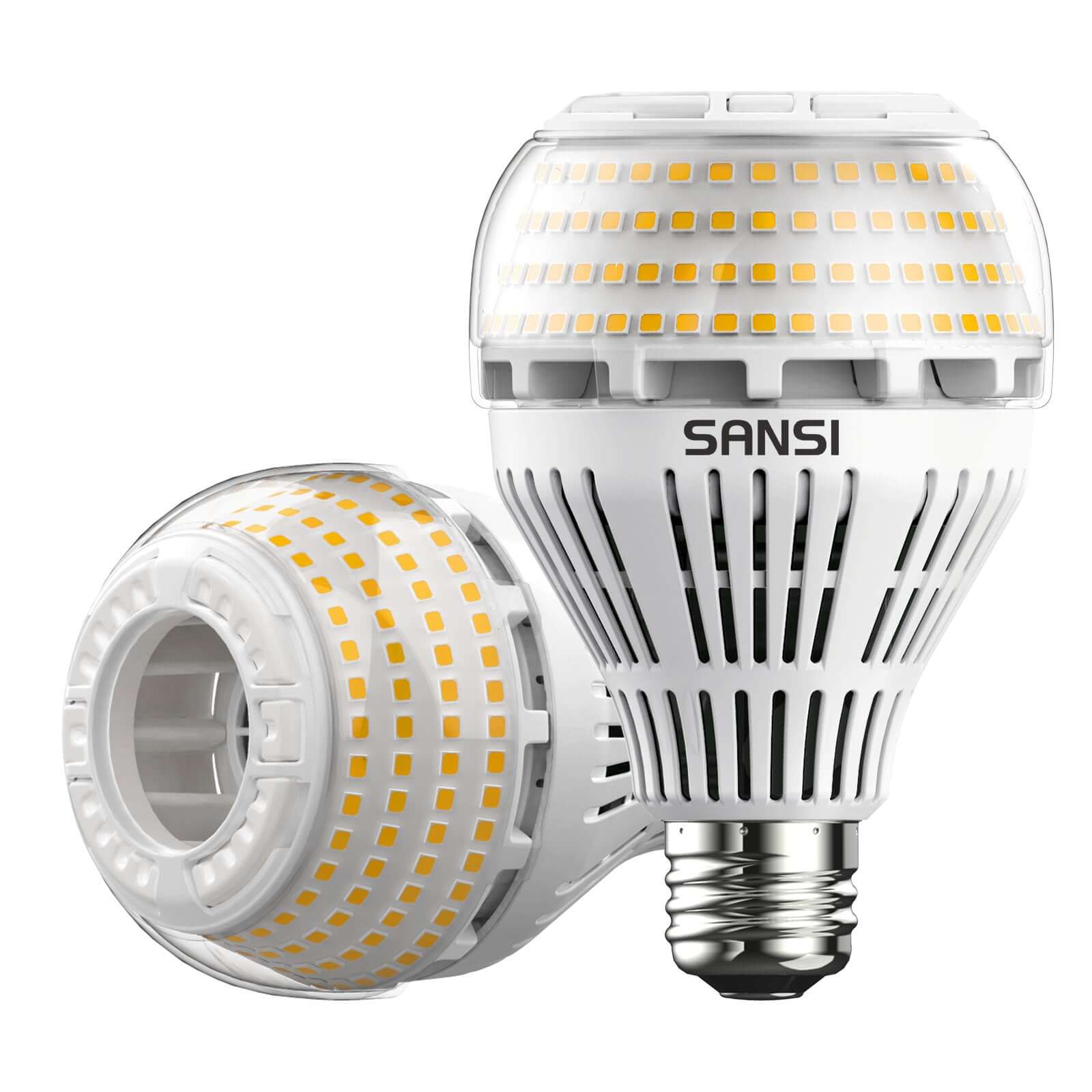Dimmable A21 27W LED 3000K Light Bulb(2-pack)