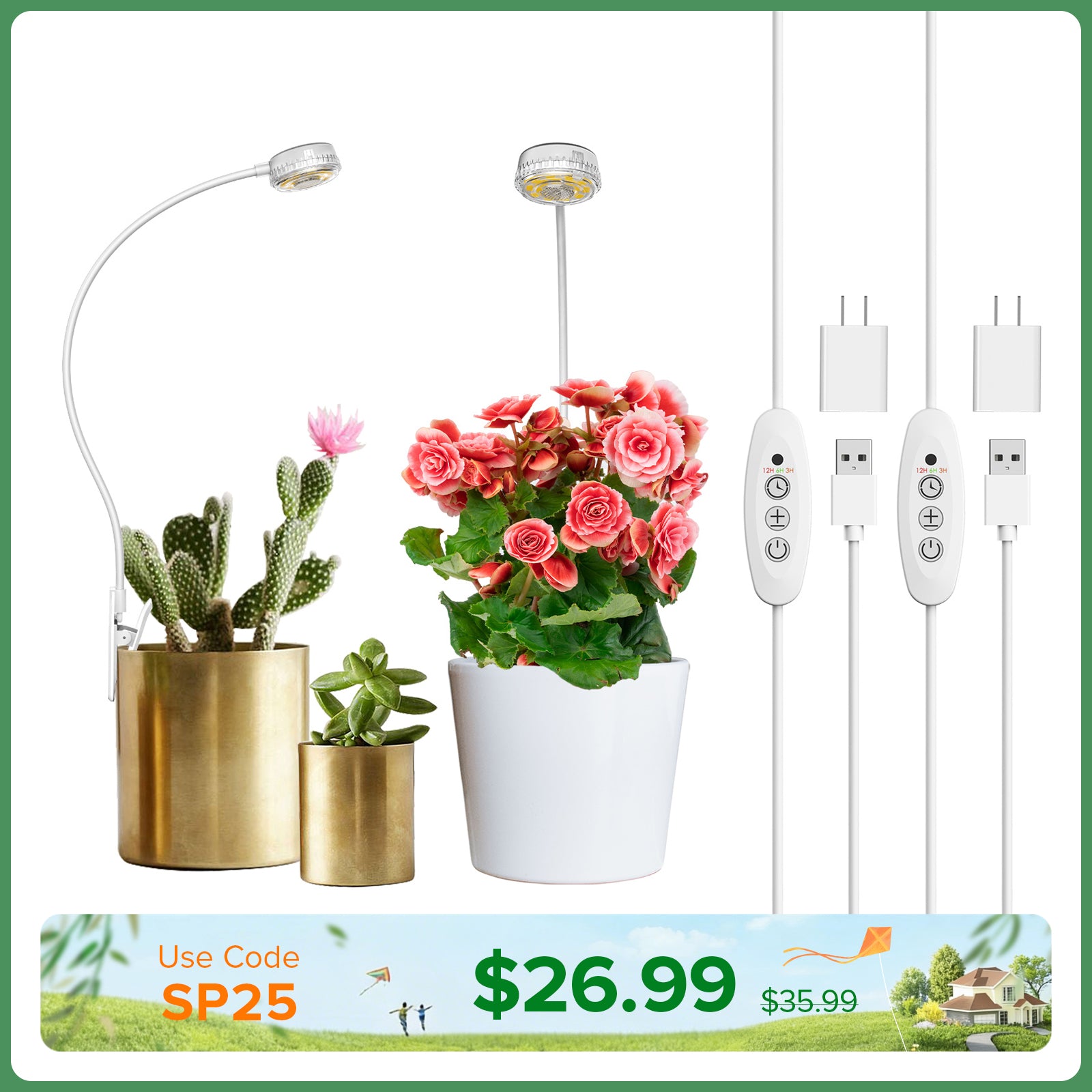 5W Pot Clip LED Grow Light