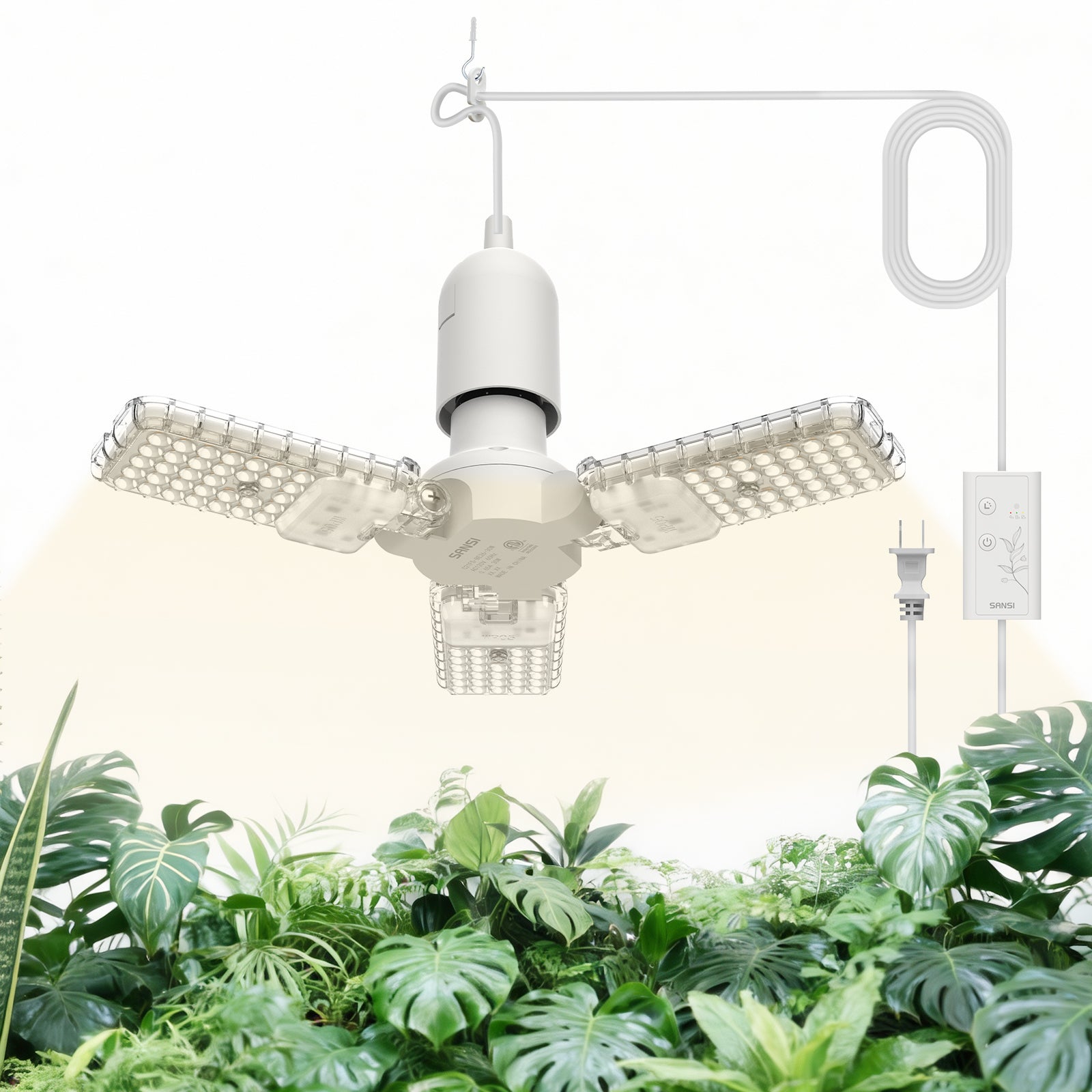 SANSI 30W Folding Wings LED Grow Light (US ONLY)