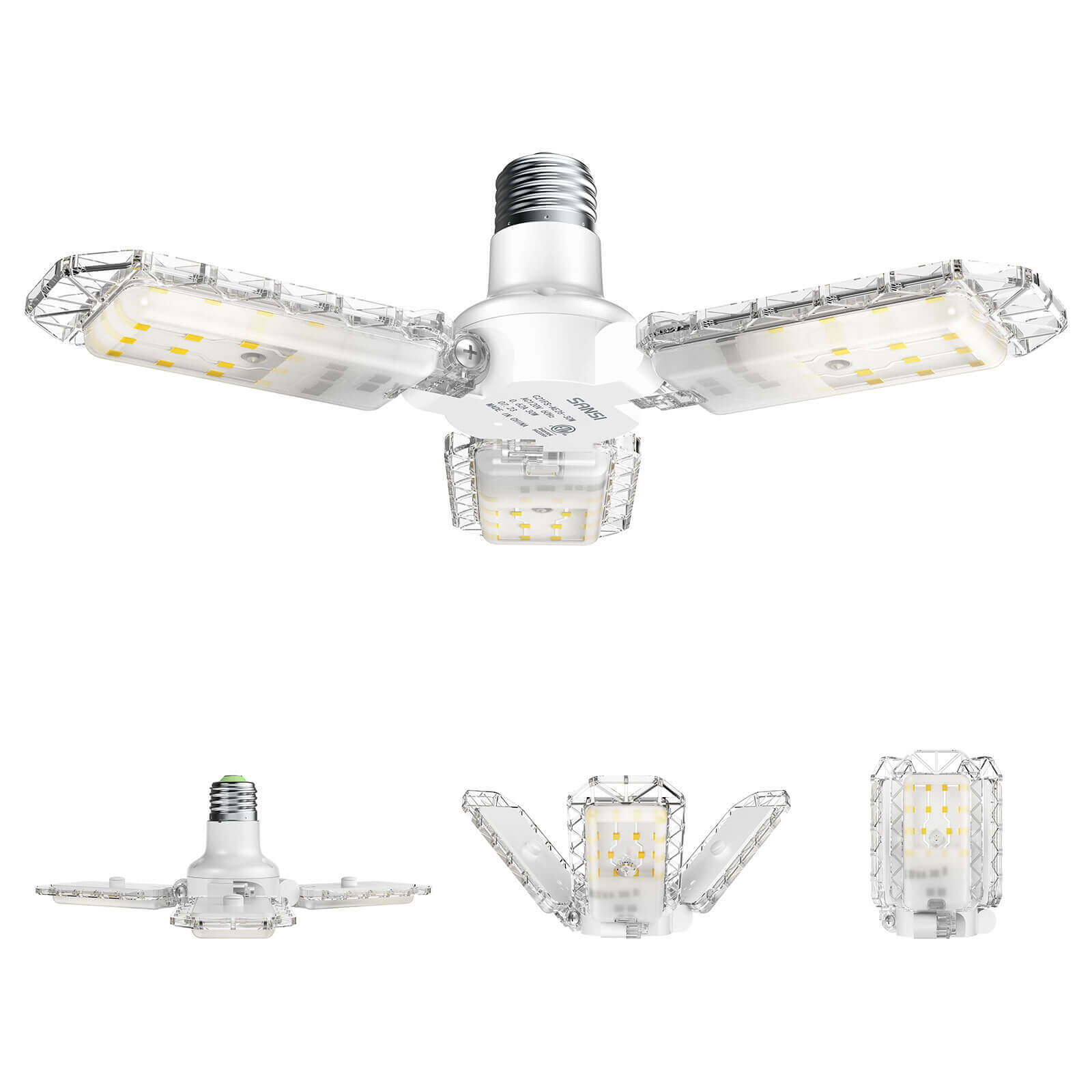 30W 3 Adjustable Panels Garage Light