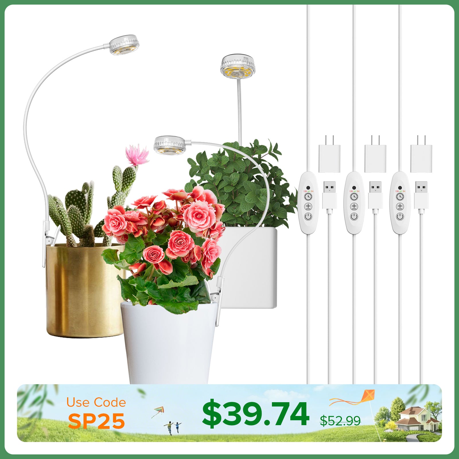 5W Pot Clip LED Grow Light