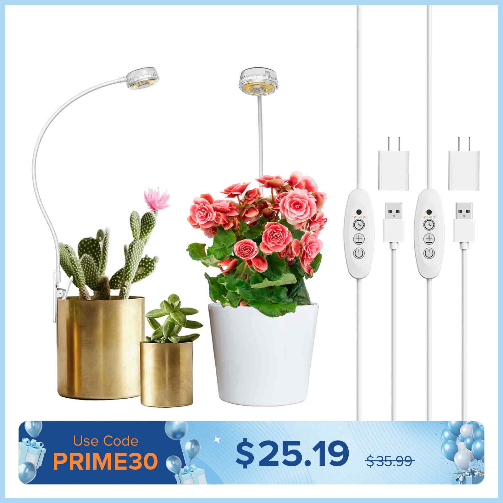 Pot Clip LED Grow Light