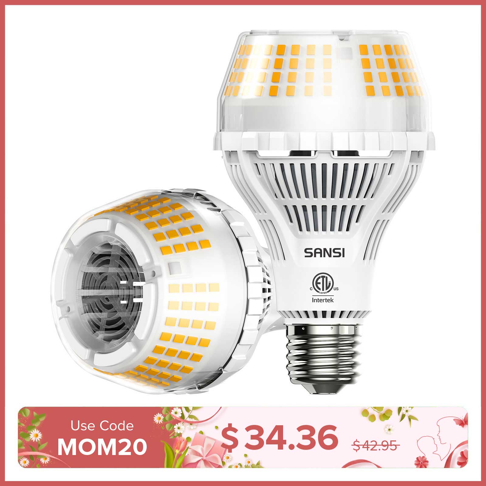 Verbesserte A21 22W LED 3000K/5000K Glühbirne (NUR USA)
