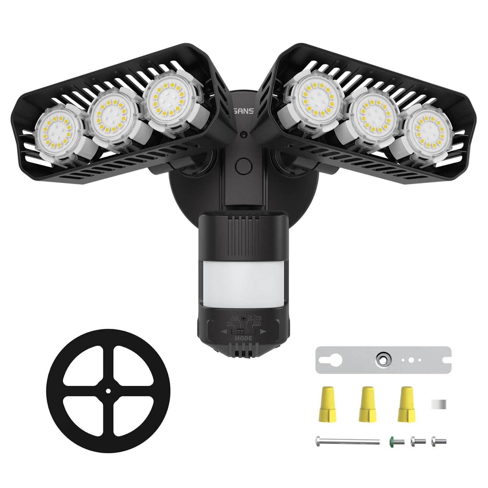 38-W-LED-Sicherheitslicht (Dämmerung bis Morgengrauen und Bewegungssensor) (NUR USA, Kalifornien)