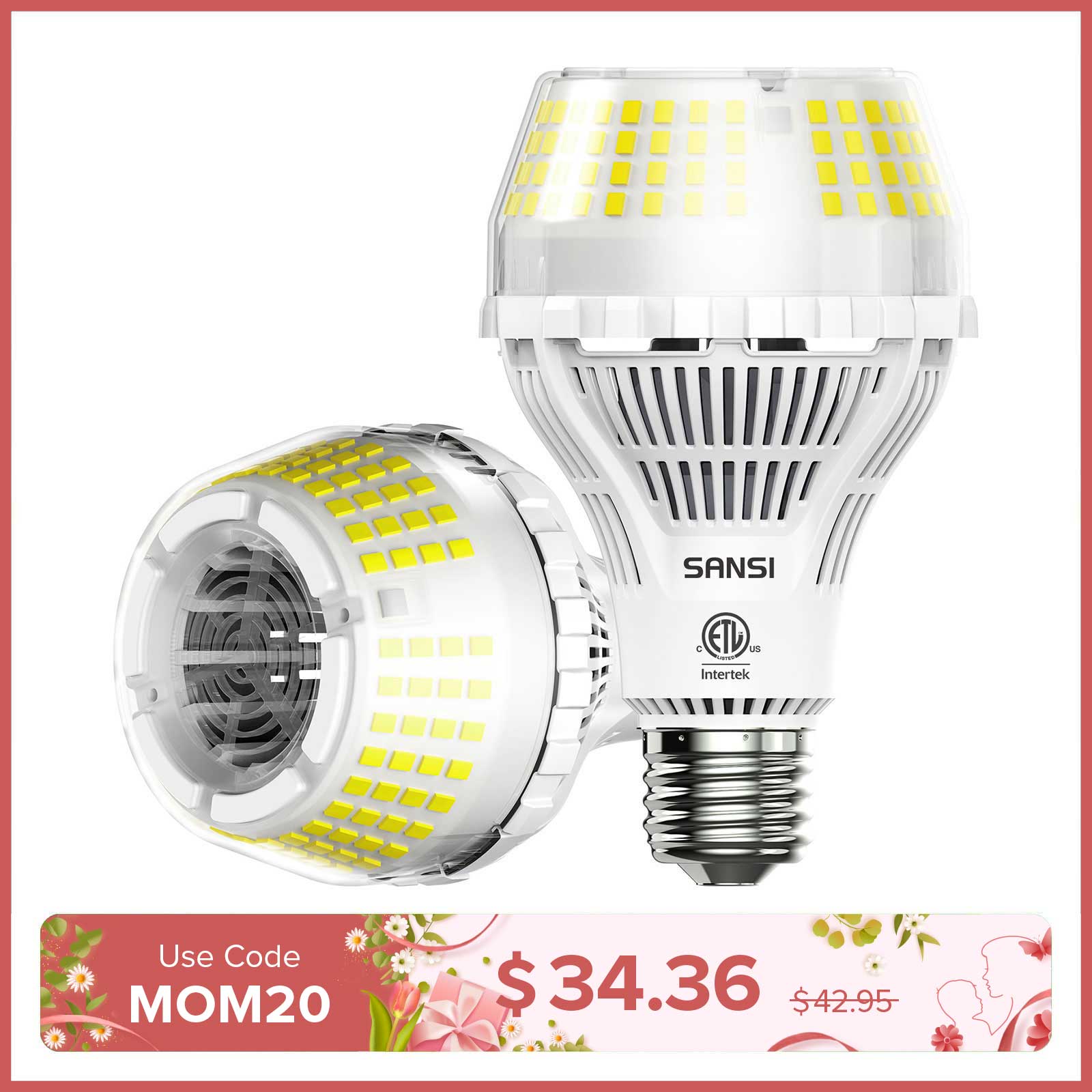 Verbesserte A21 22W LED 3000K/5000K Glühbirne (NUR USA)