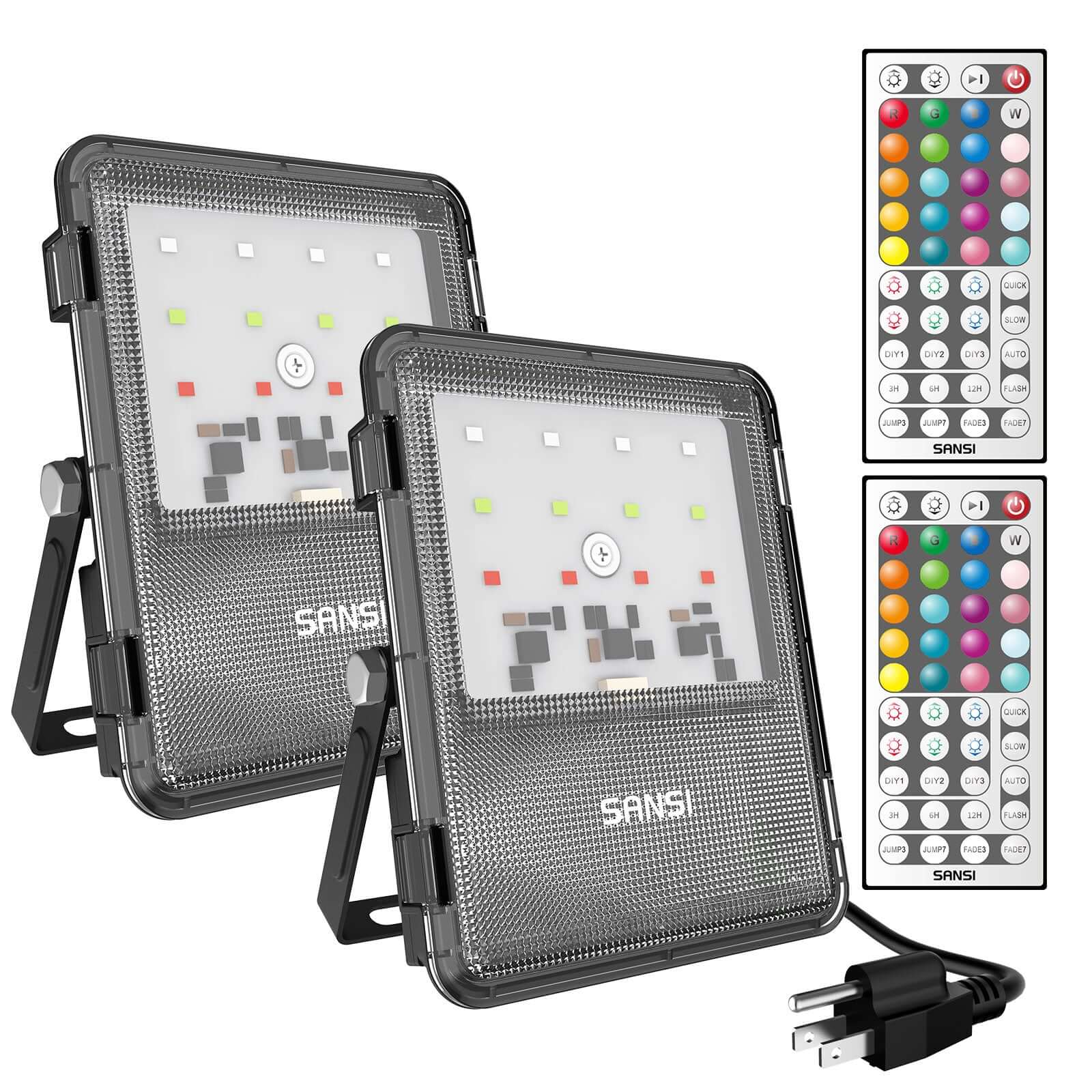 40W RGB Led Flood Light (US ONLY)(2-pack)