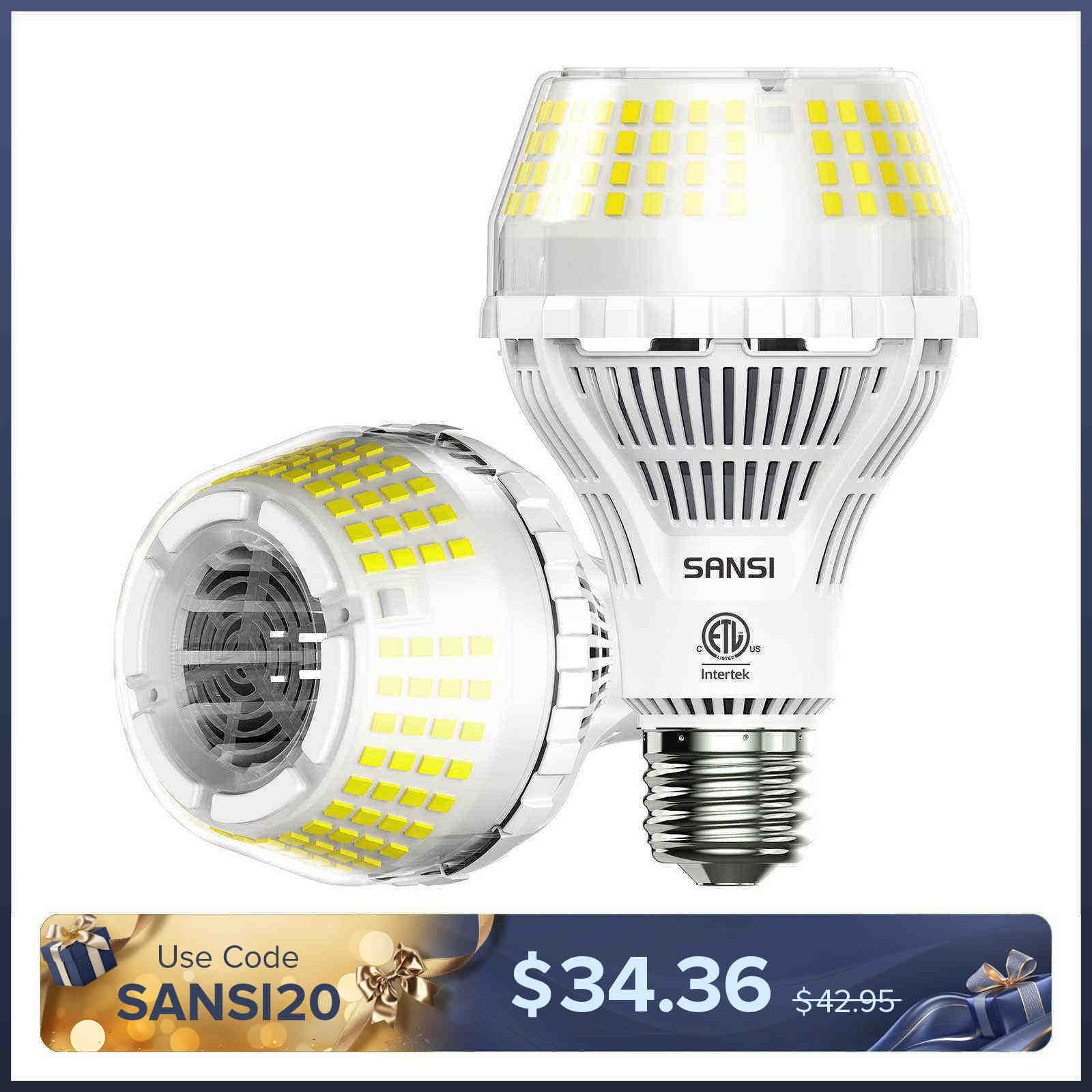 Upgraded A21 22W LED 3000K/5000K Light Bulb(US ONLY)