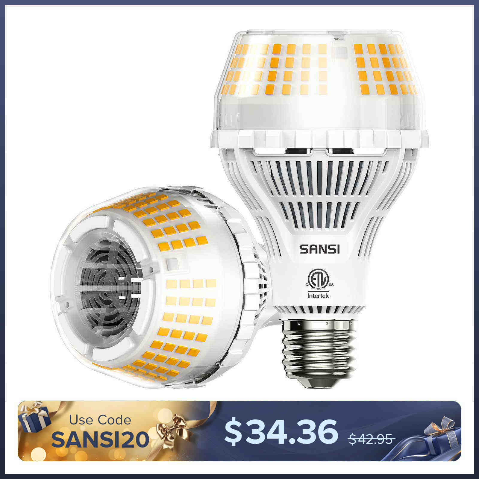 Upgraded A21 22W LED 3000K/5000K Light Bulb(US ONLY)