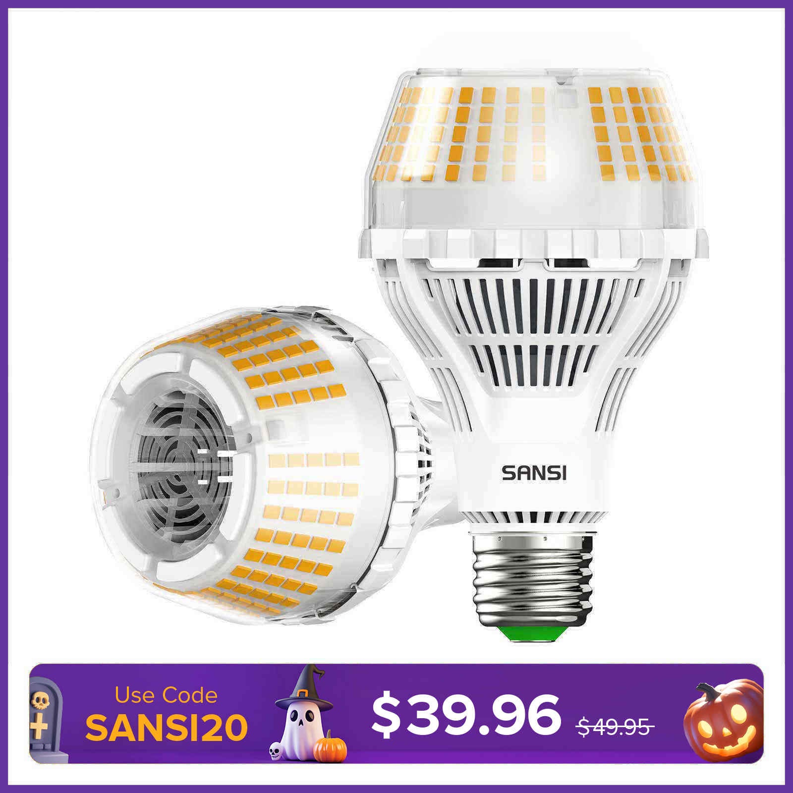 Upgraded (Non-)Dimmable A21 27W LED 3000K/5000K Light Bulb(US/CA ONLY)