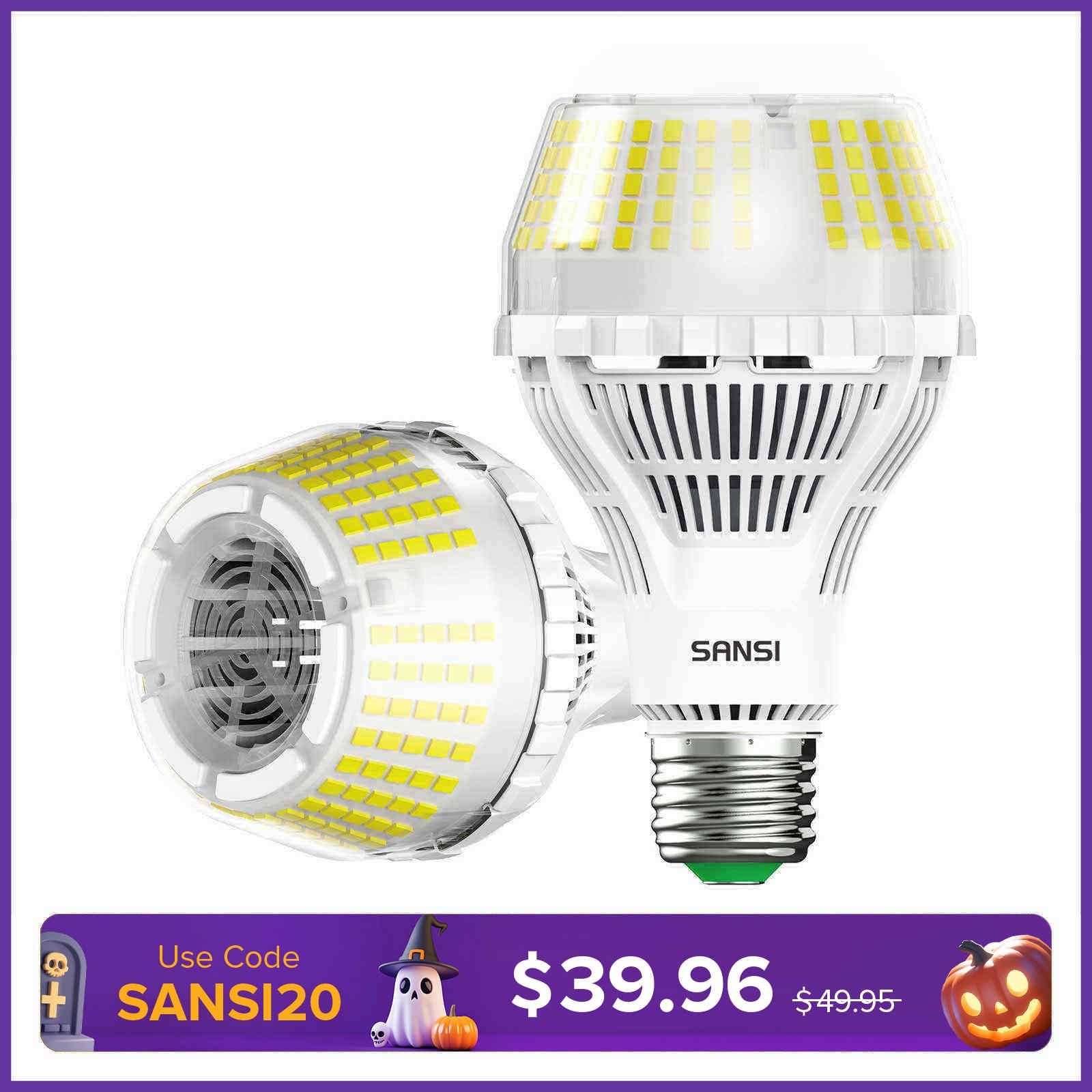 Upgraded (Non-)Dimmable A21 27W LED 3000K/5000K Light Bulb(US/CA ONLY)