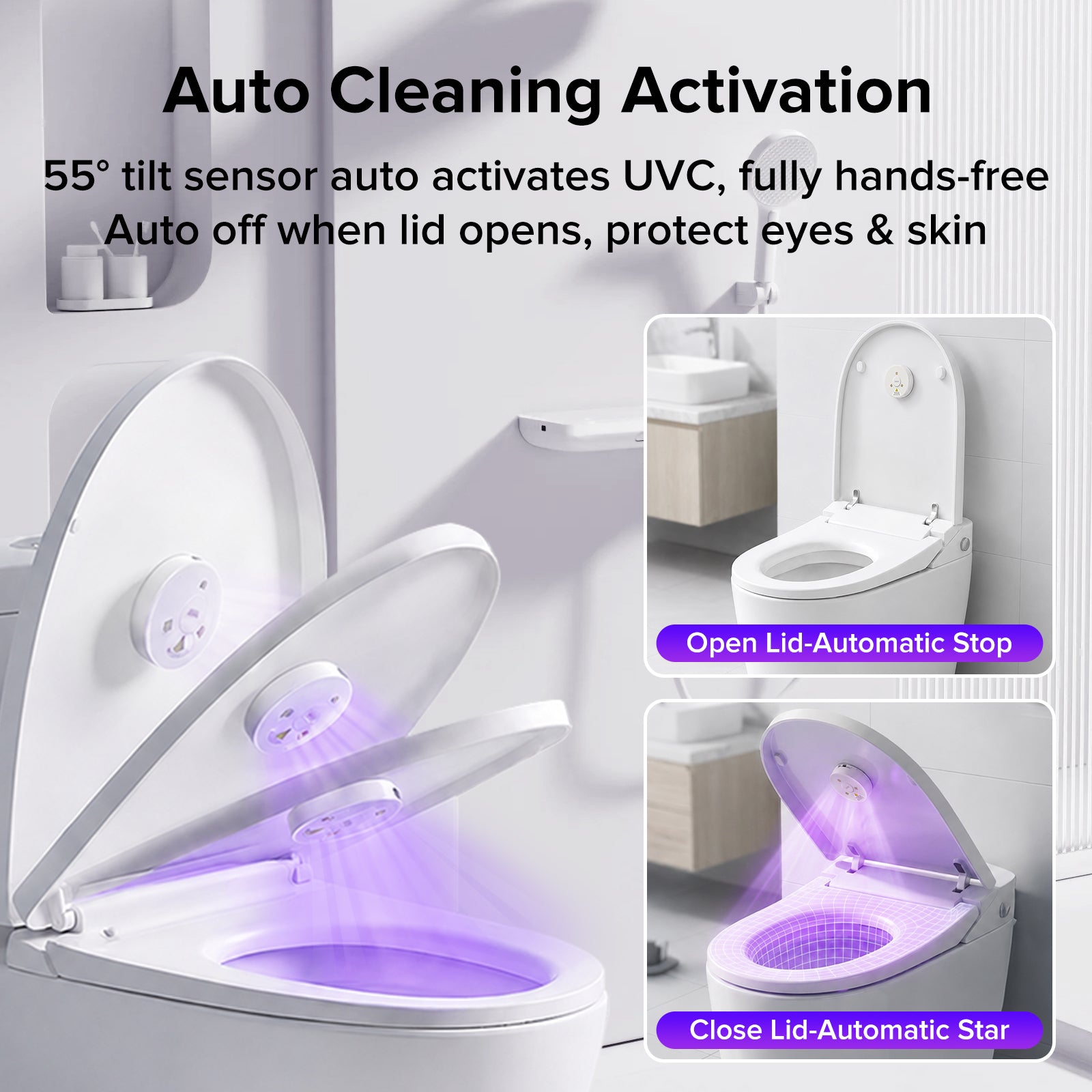 SANSI UVC Smart Toilet Sterilizer Light (US ONLY)