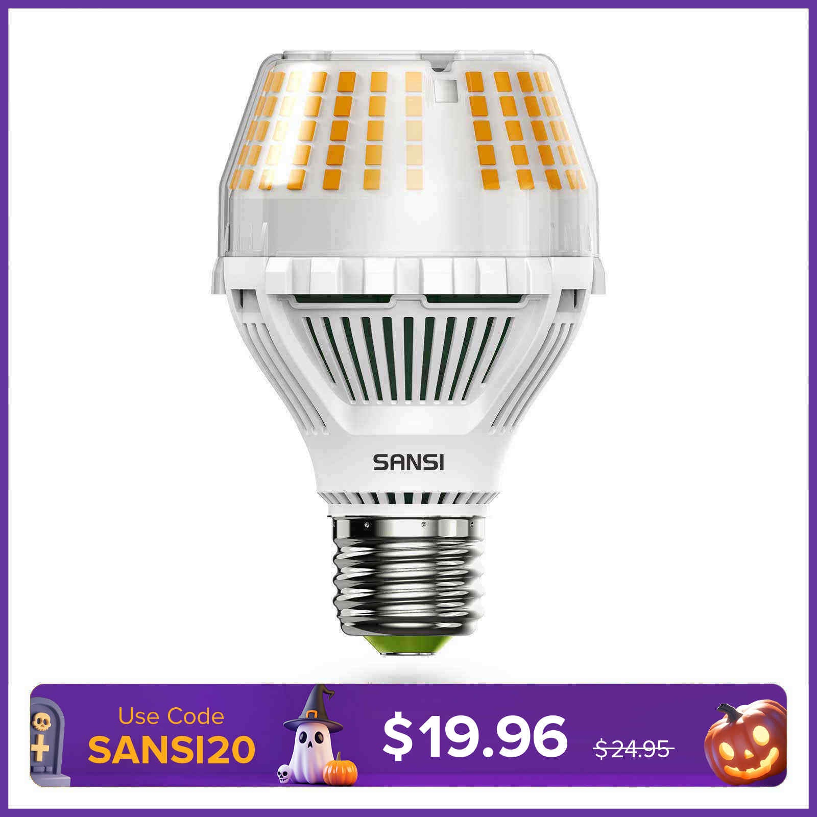 Upgraded Dimmable A19 17W LED 3000K/5000K Light Bulb(US/EU ONLY)