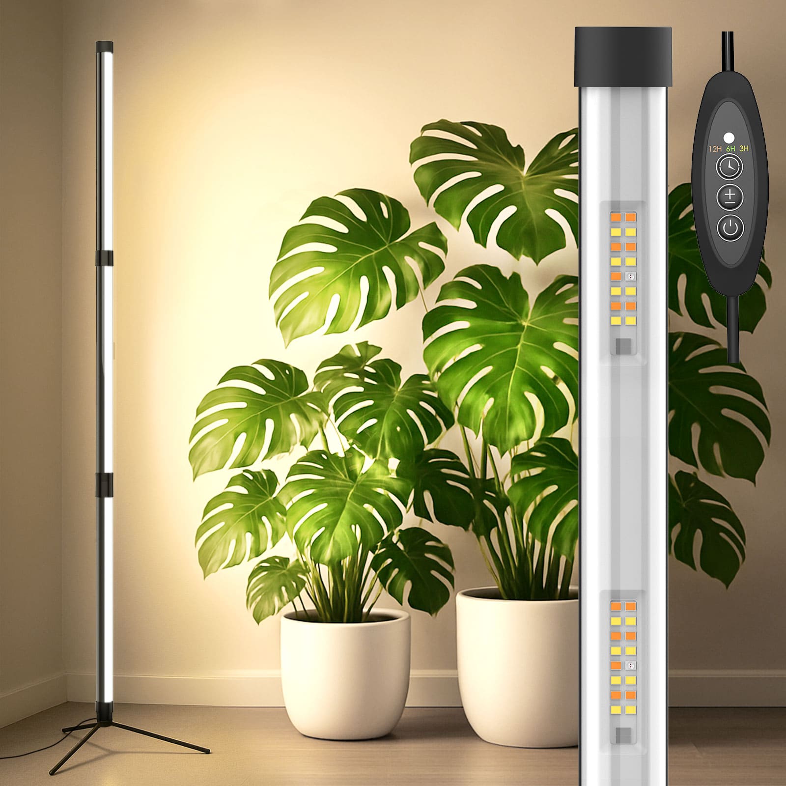 SANSI T10 55W LED Standing Grow Light