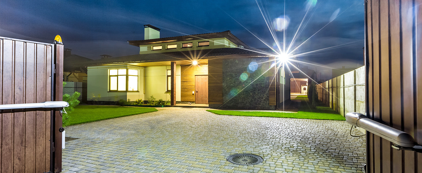 Security light application scenario:Yard