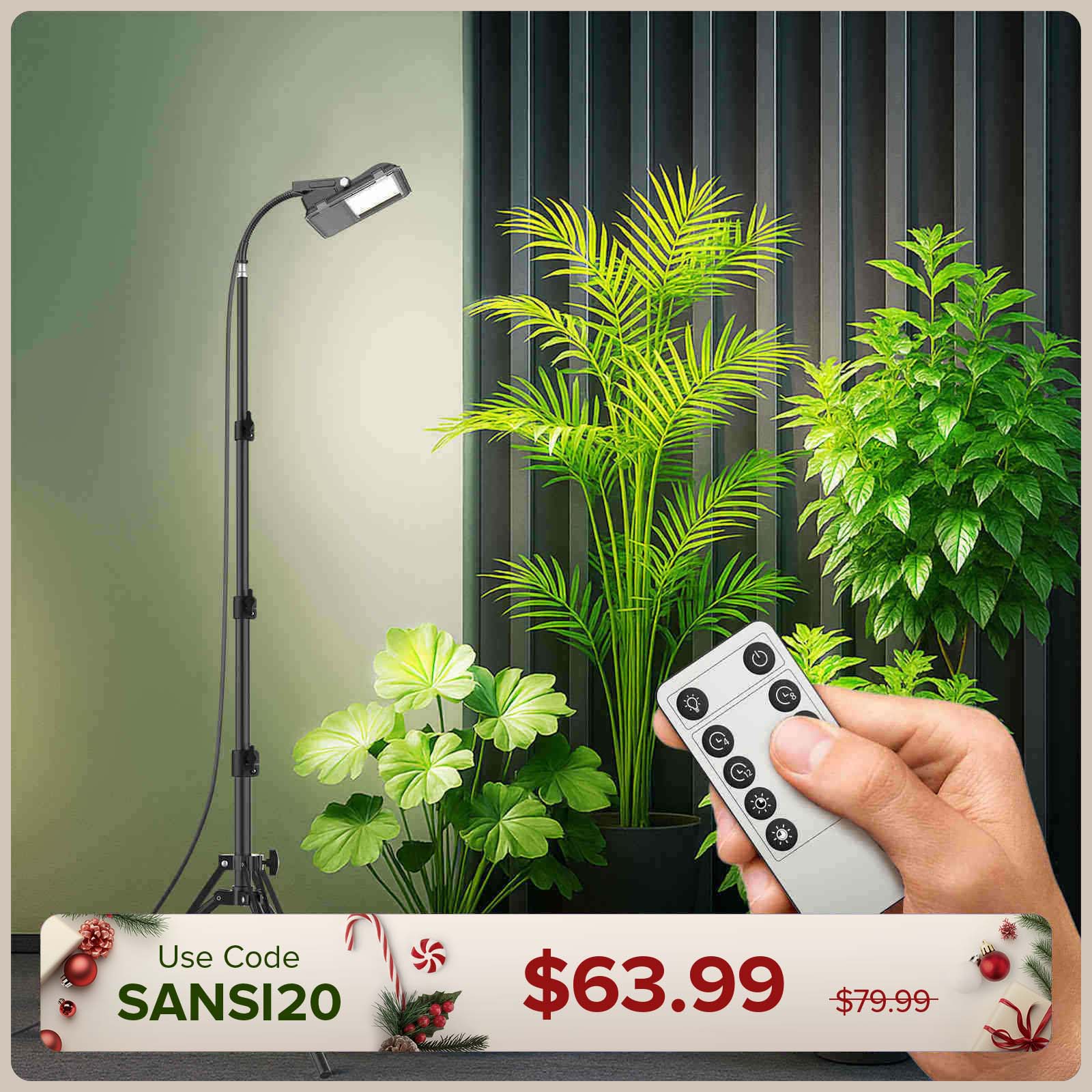 SANSI 45W LED Grow Light With Tripod Stand