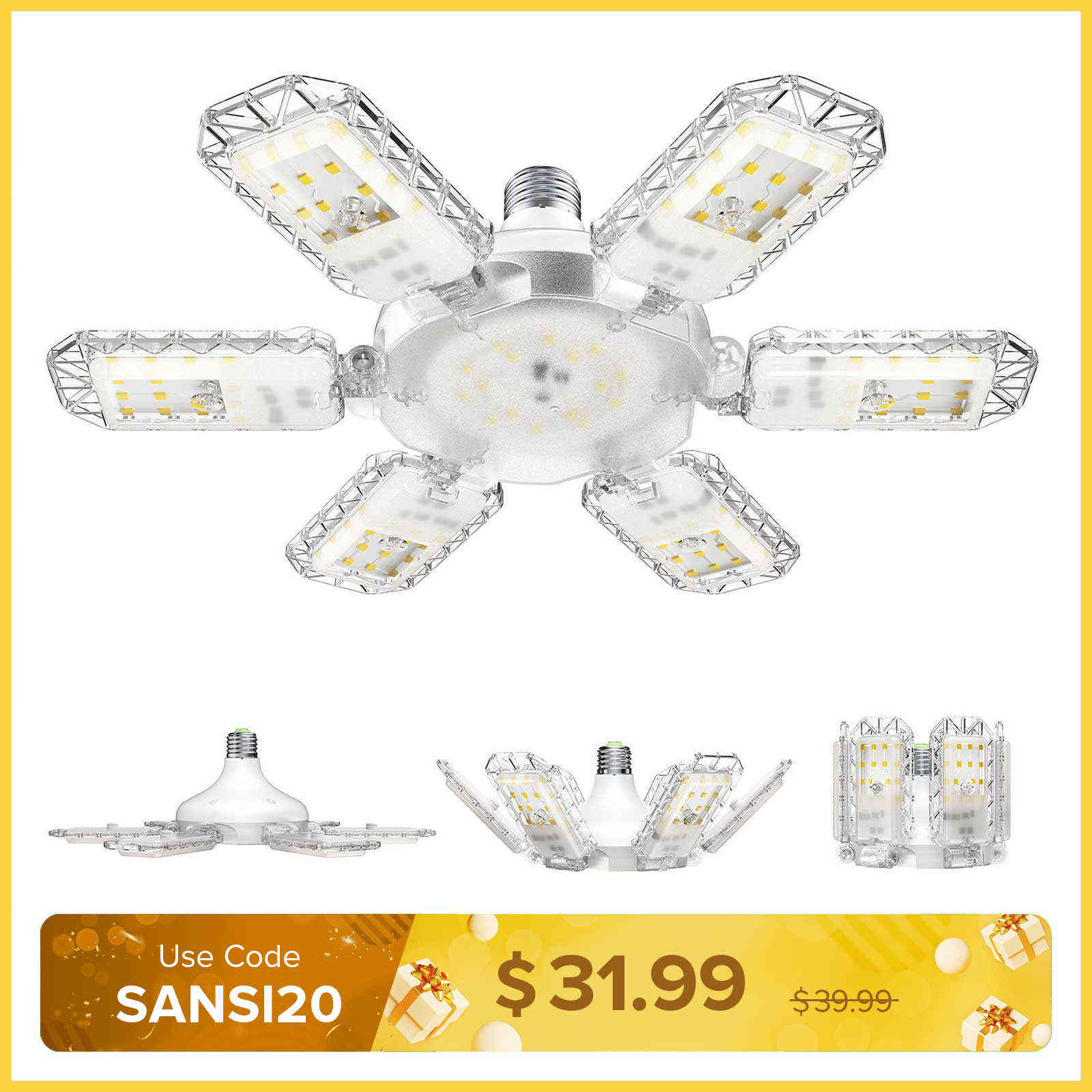 60W Panel Garage Light (US ONLY)