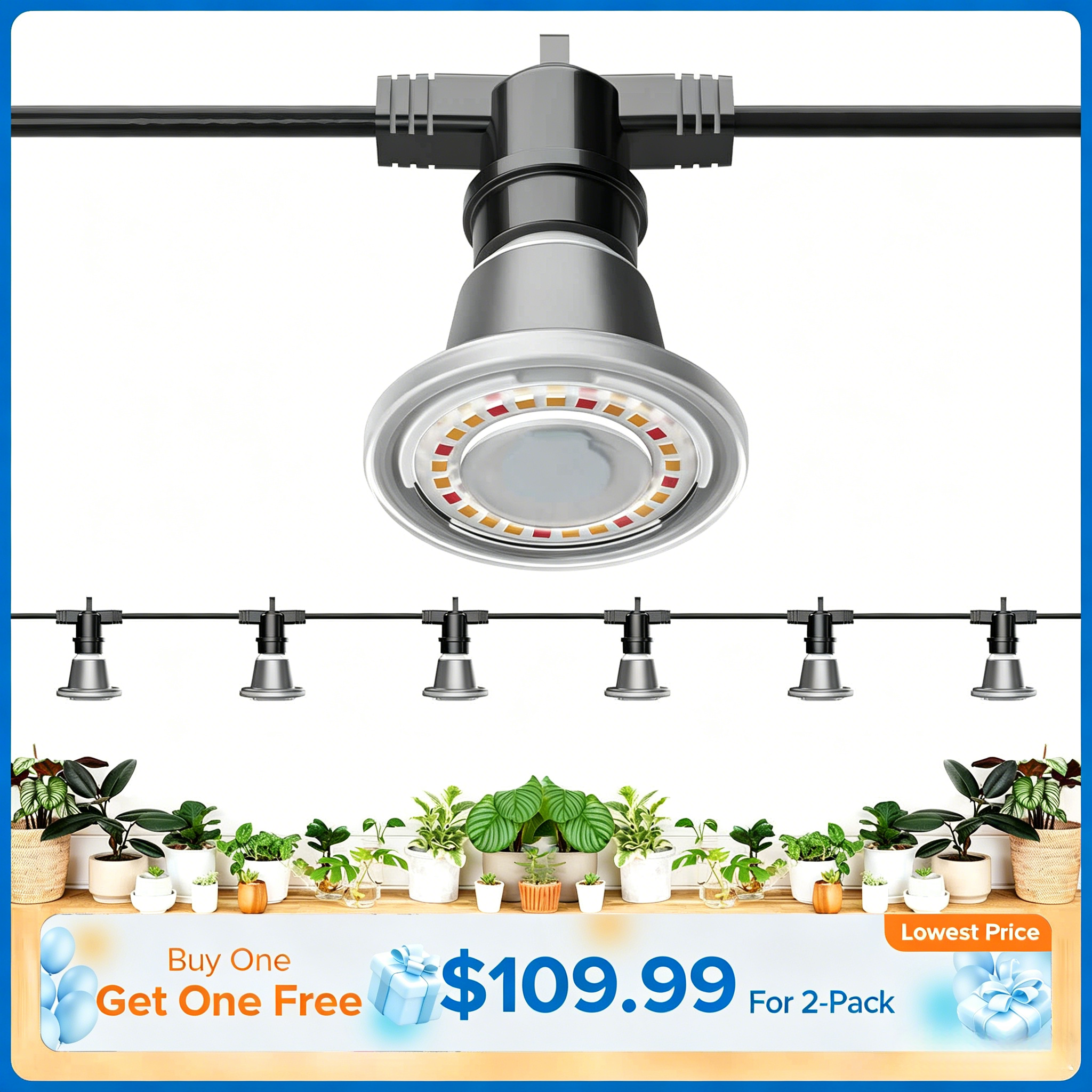 Hanging Grow Light String(EU ONLY)