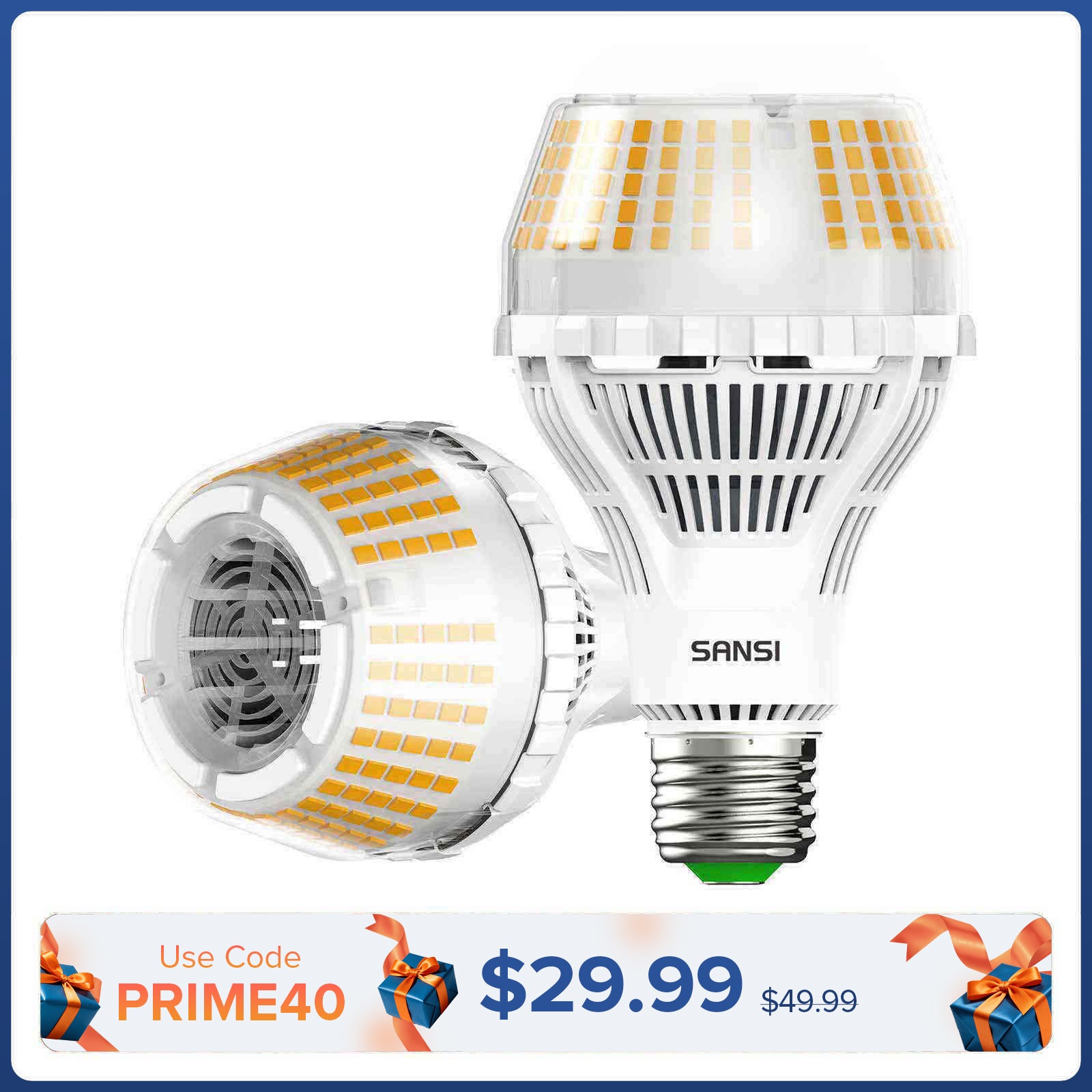 Lampadina LED SANSI dimmerabile A21 27W 3000K/5000K (SOLO USA/CA)