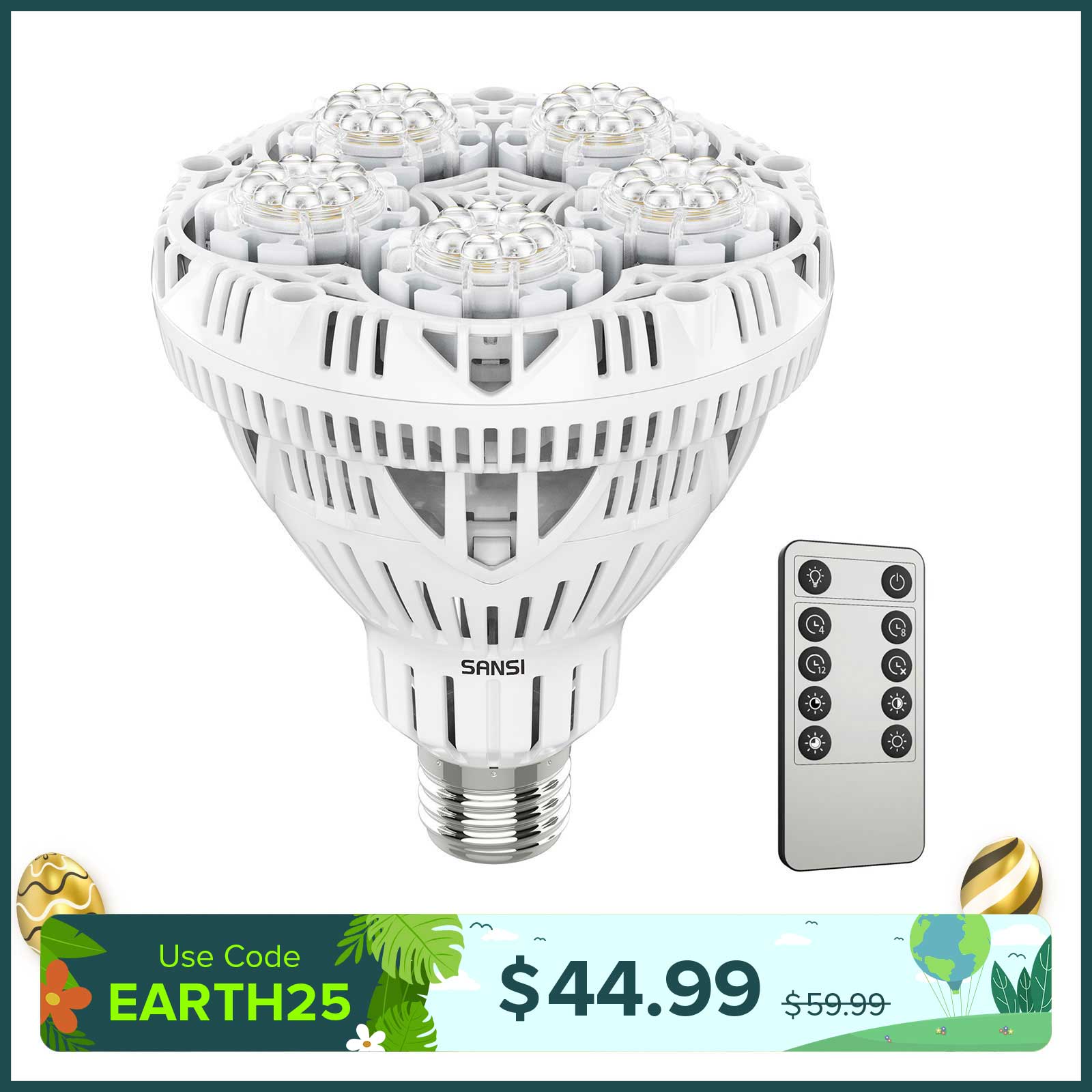 BR30 30 W LED-Wachstumslampe mit Fernbedienung (NUR USA)