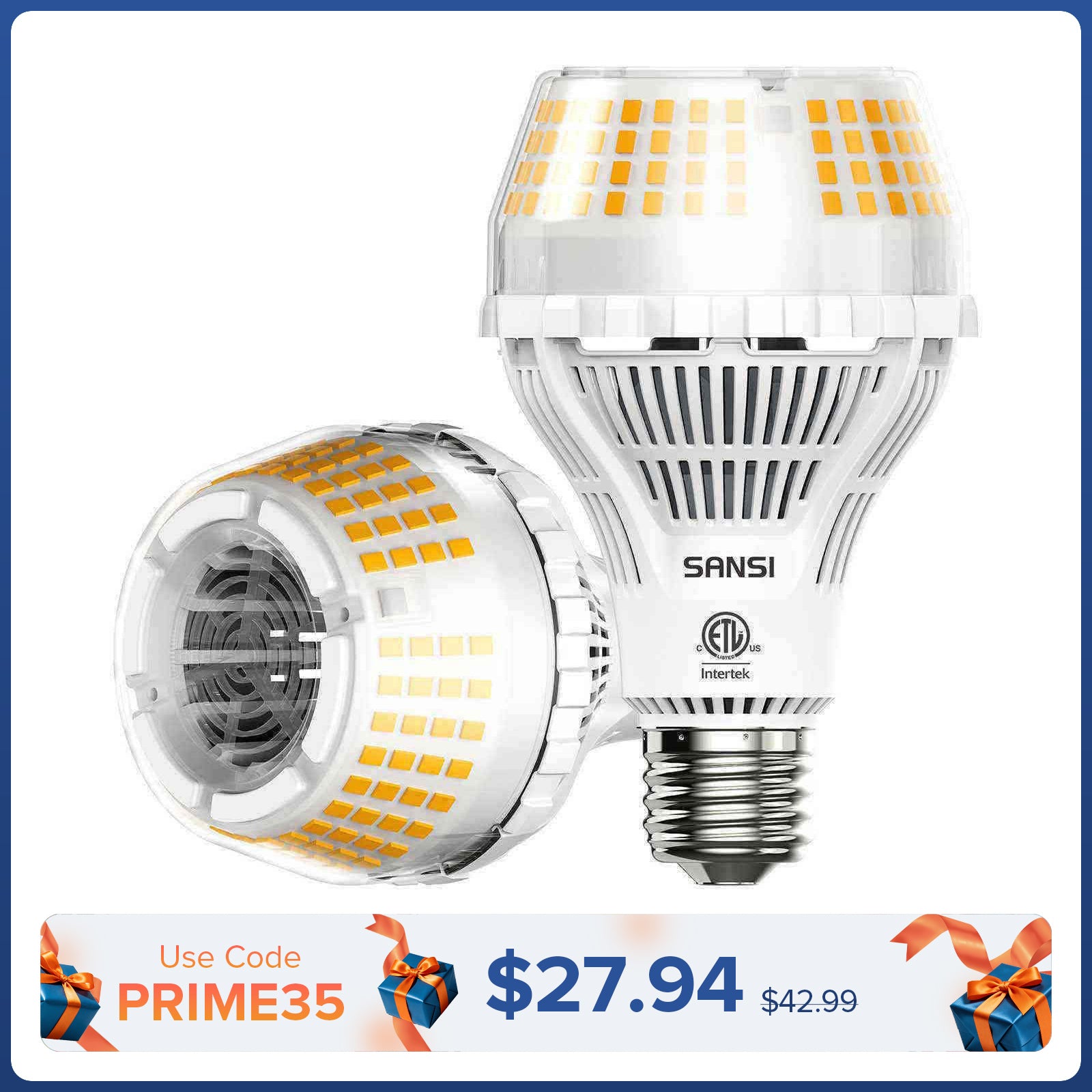 Lampadina LED A21 22W 3000K/5000K aggiornata (SOLO USA/CA)