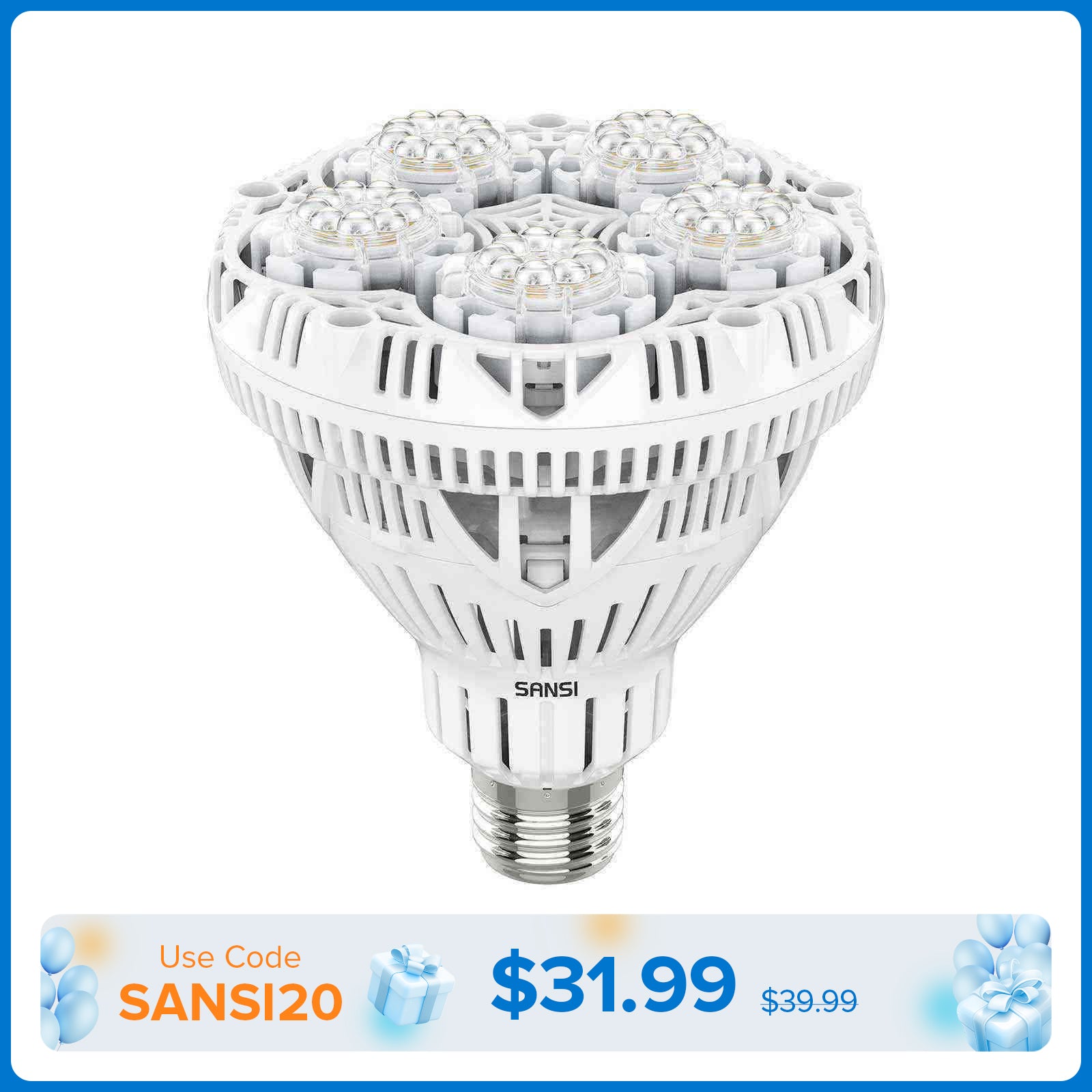 BR30 24W LED-Pflanzenlampe