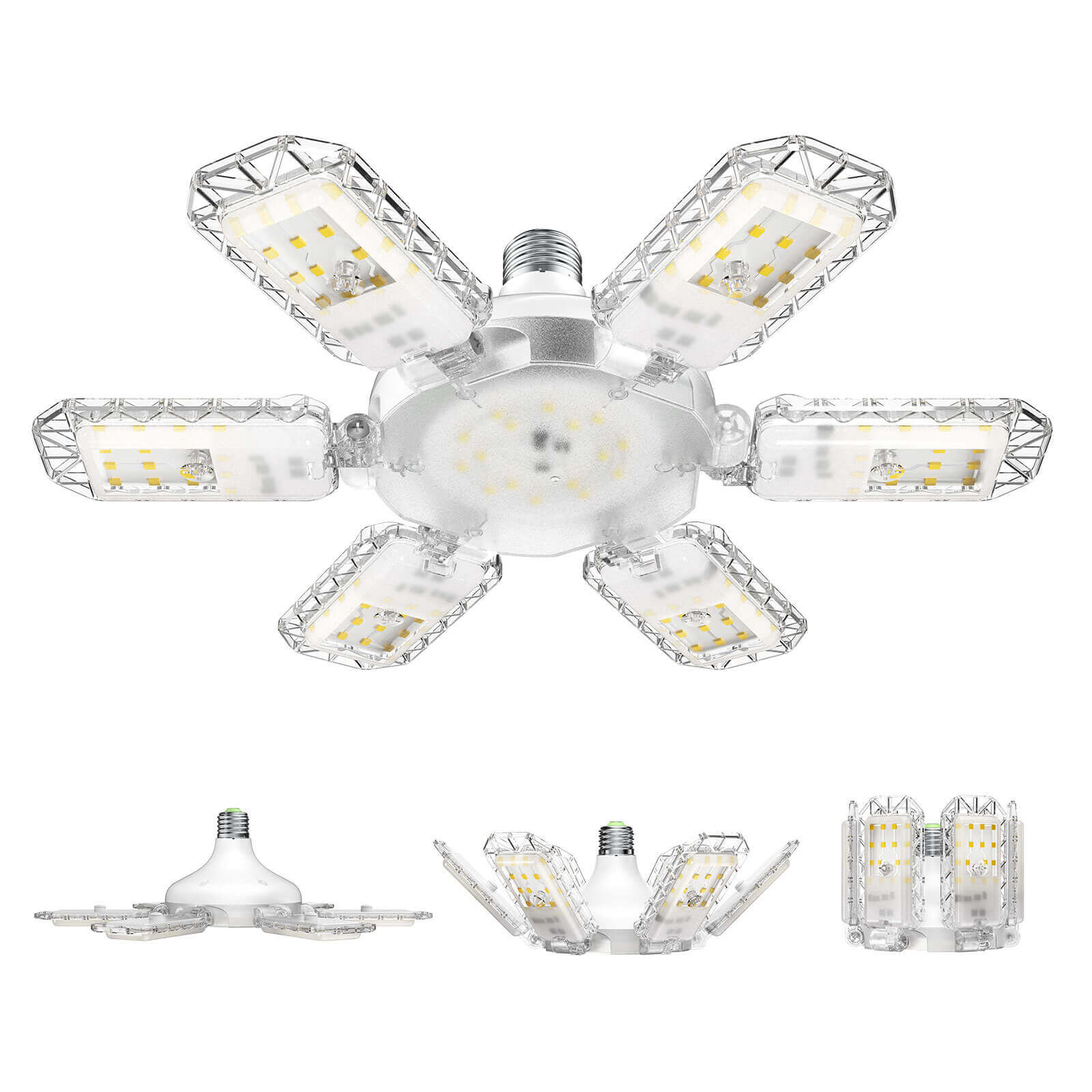 60W Panel Garage Light is adjustable