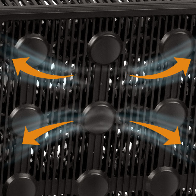 Faster Heat Dissipation:The working heat of the lighting device is quickly transferred to the air through natural convection, and the heat dissipation is faster and the service life is prolonged.