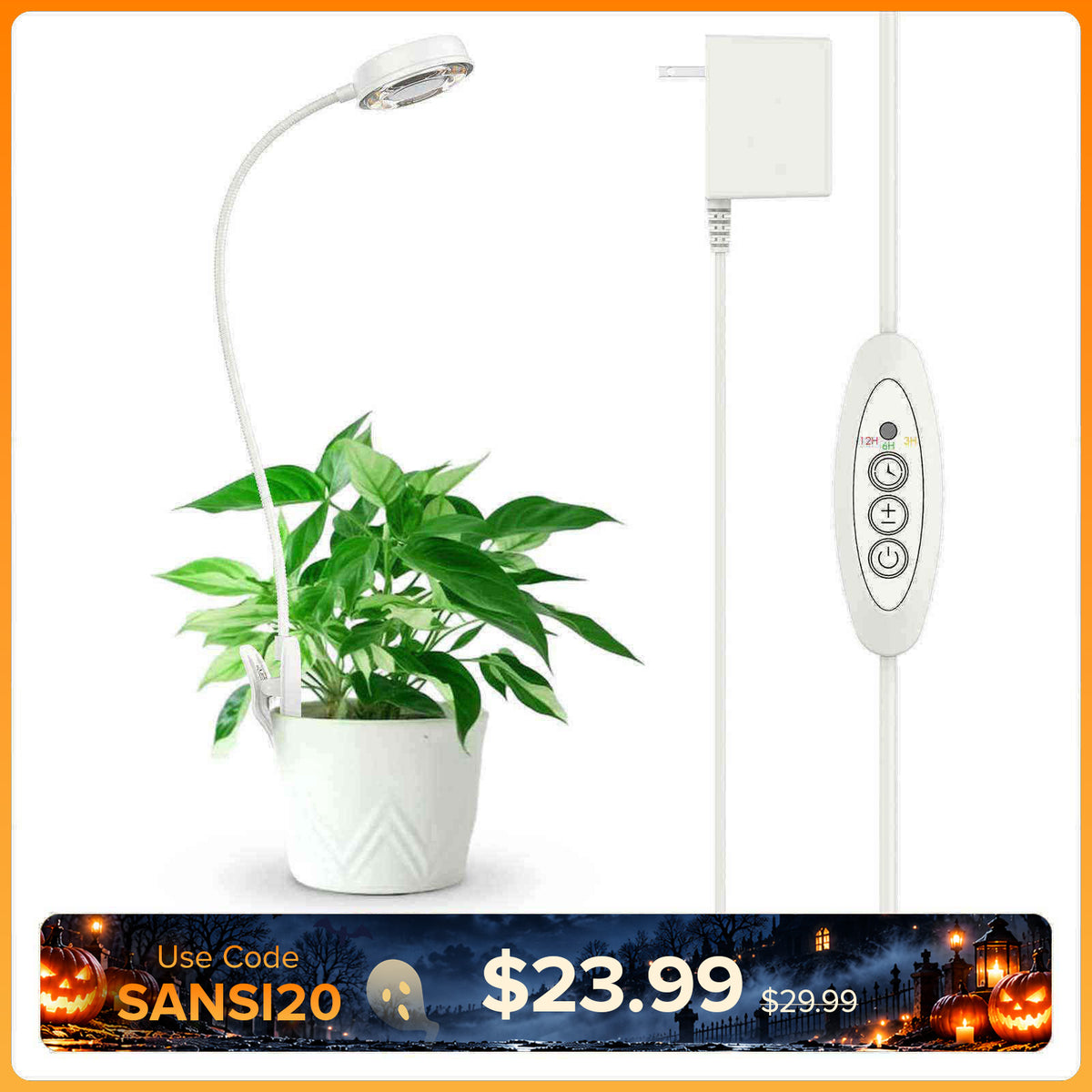 10W Topfclip-LED-Wachstumslicht