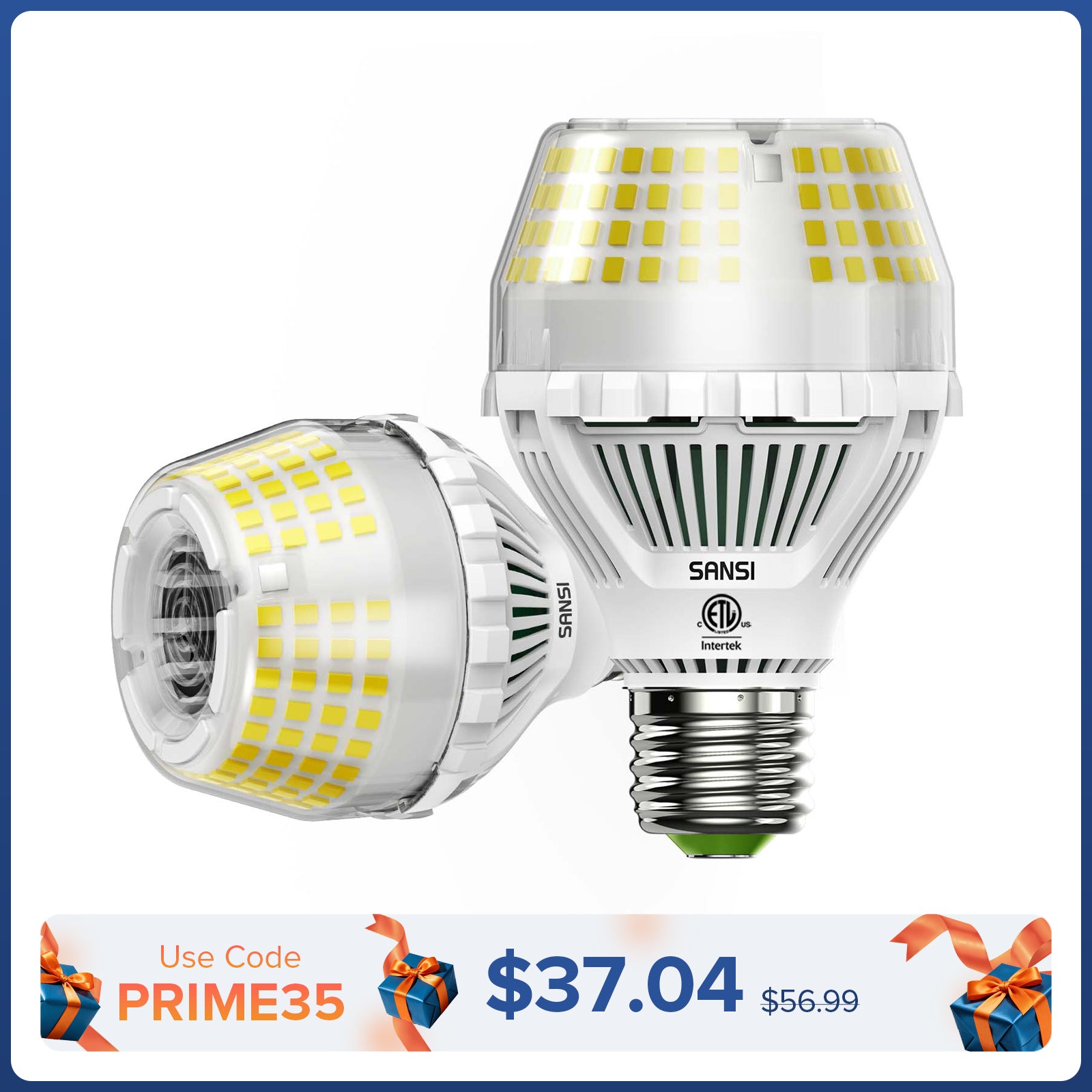 Lampadina LED A19 35W 5000K