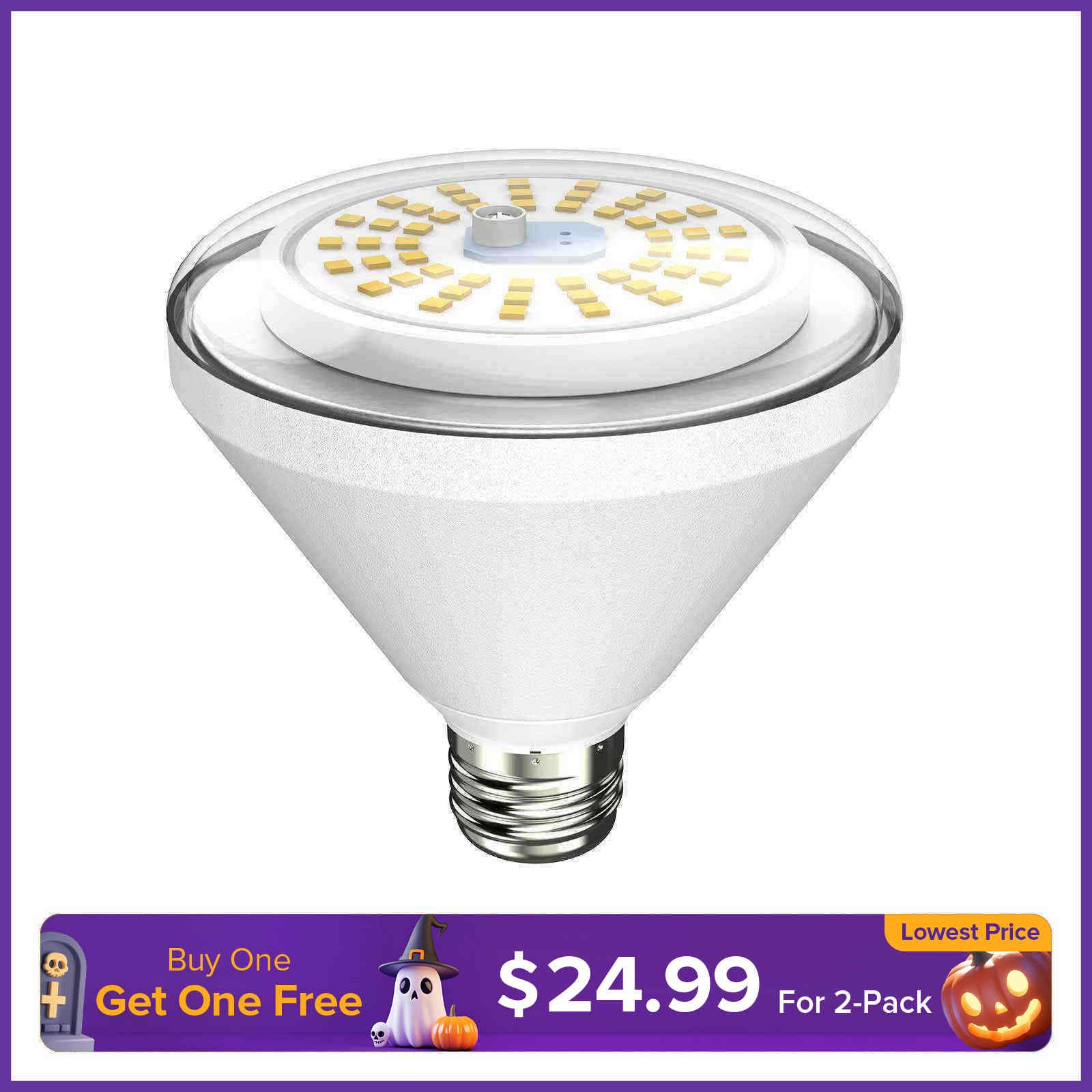 BR30 24W Waterproof LED Grow Bulb